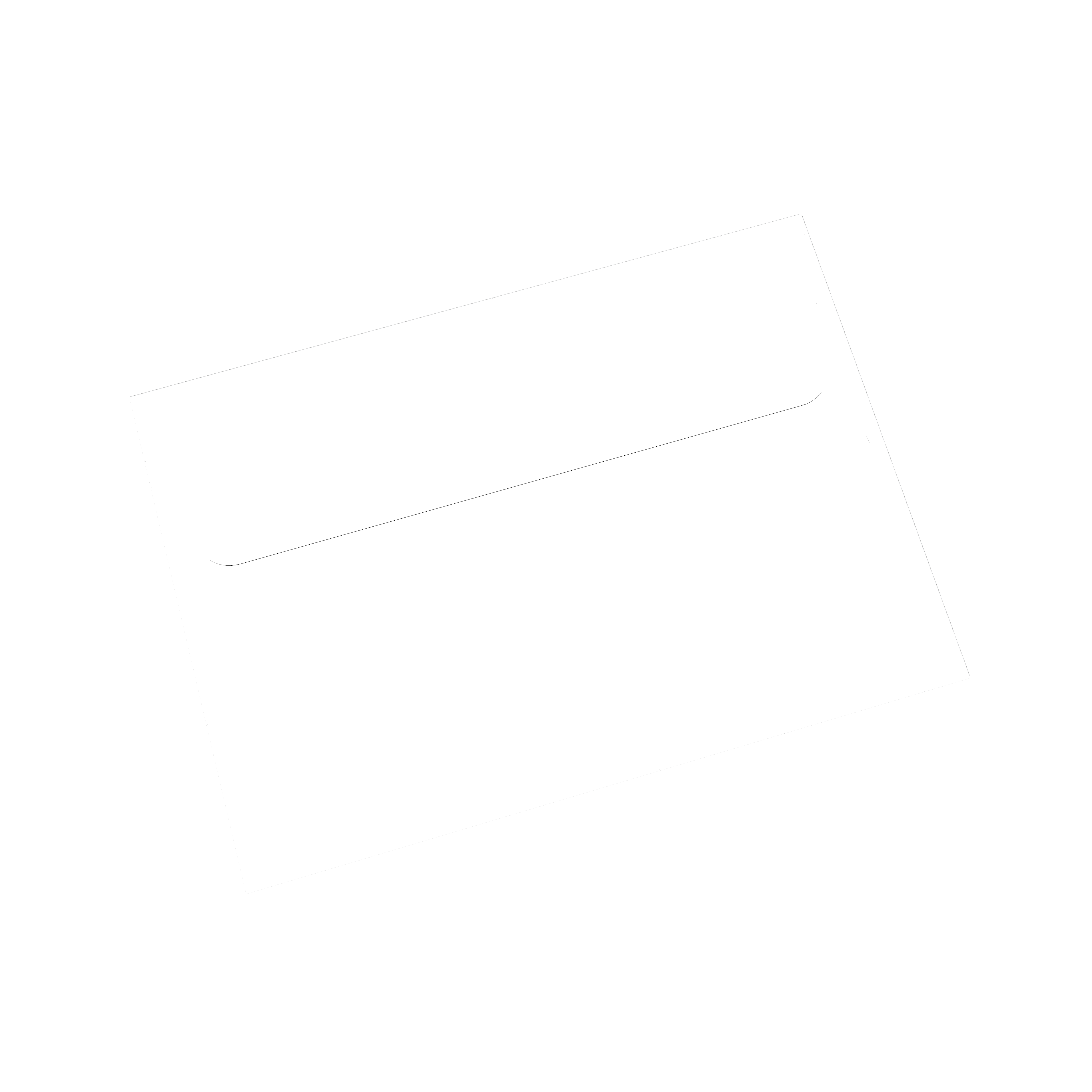Business envelope — 200 gsm white paperboard(0.3mm)