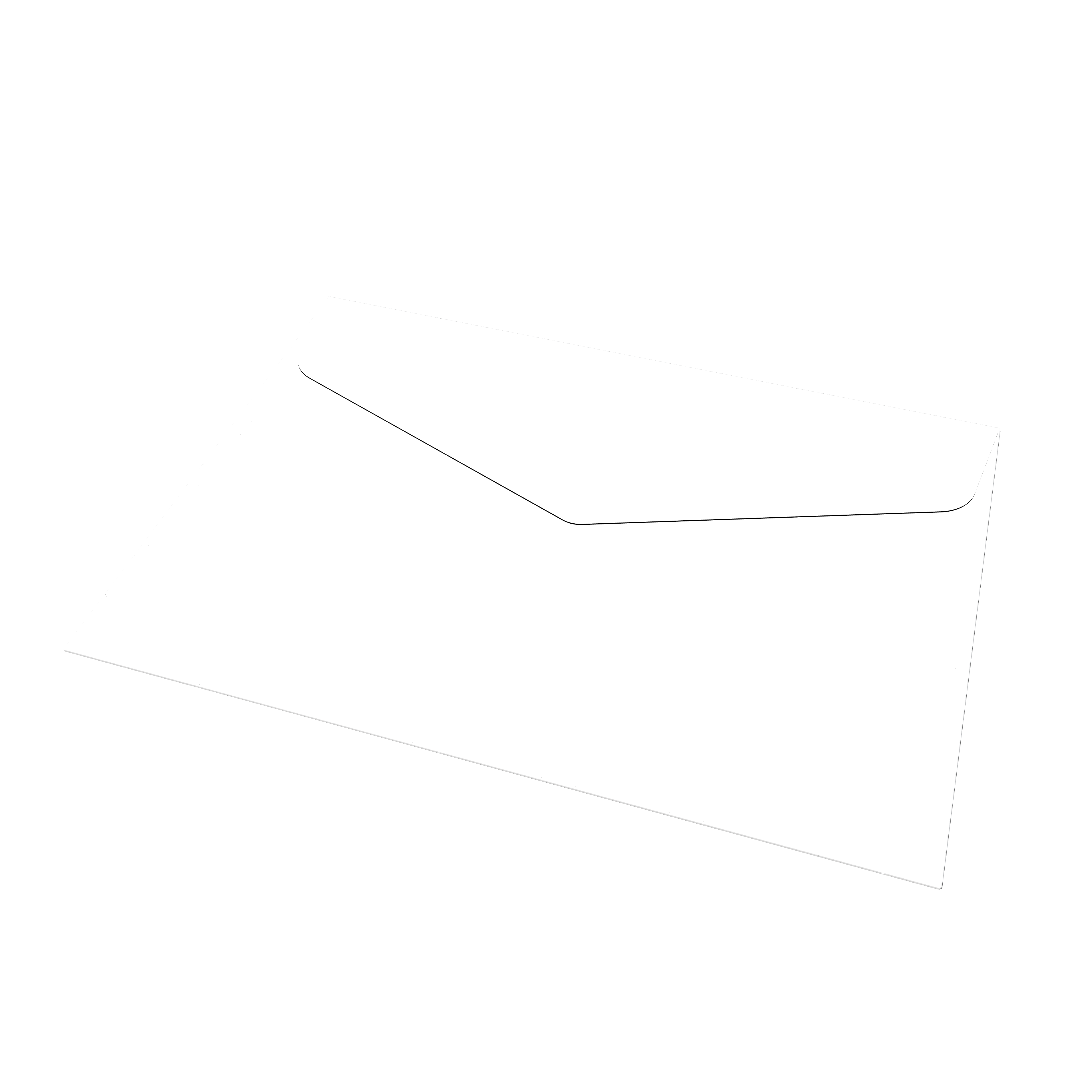 Letter envelope — 200 gsm white paperboard(0.3mm)