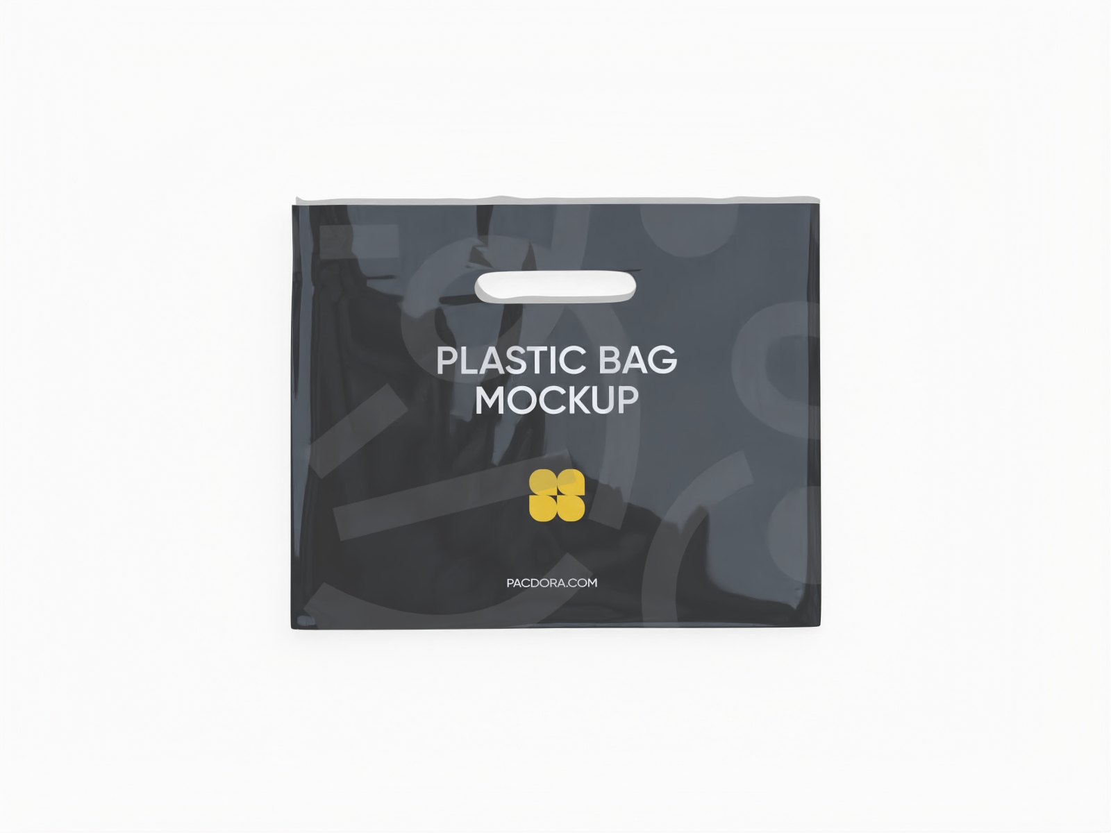 Plastic shopping bag — Glossy plastic