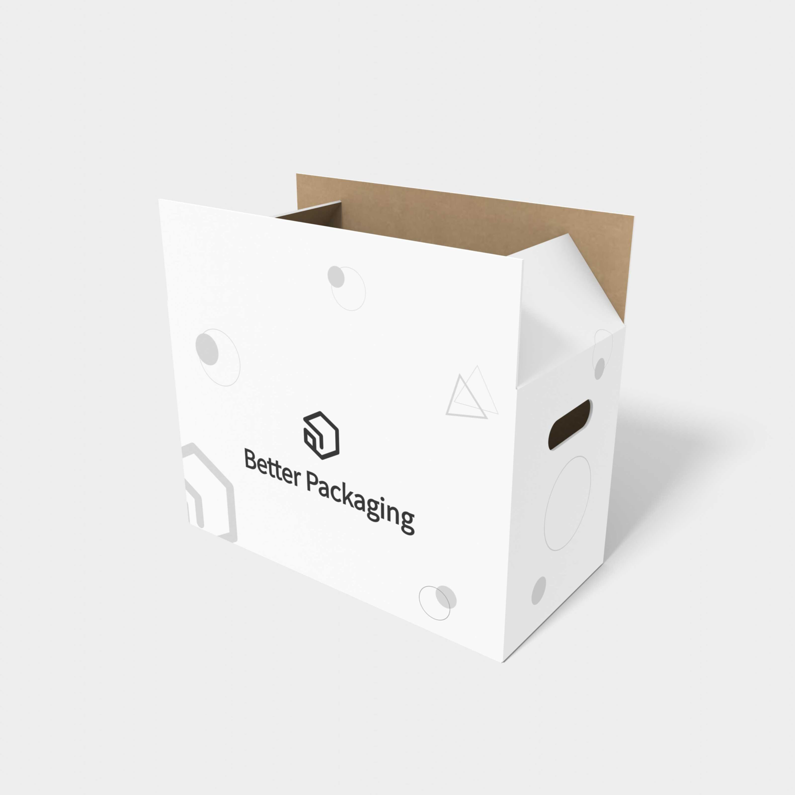 Shipping cartons with portable moving holes — Corrugated board