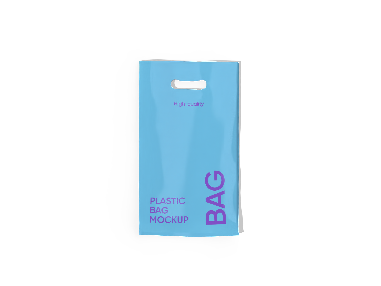 Shopping bag — Glossy plastic