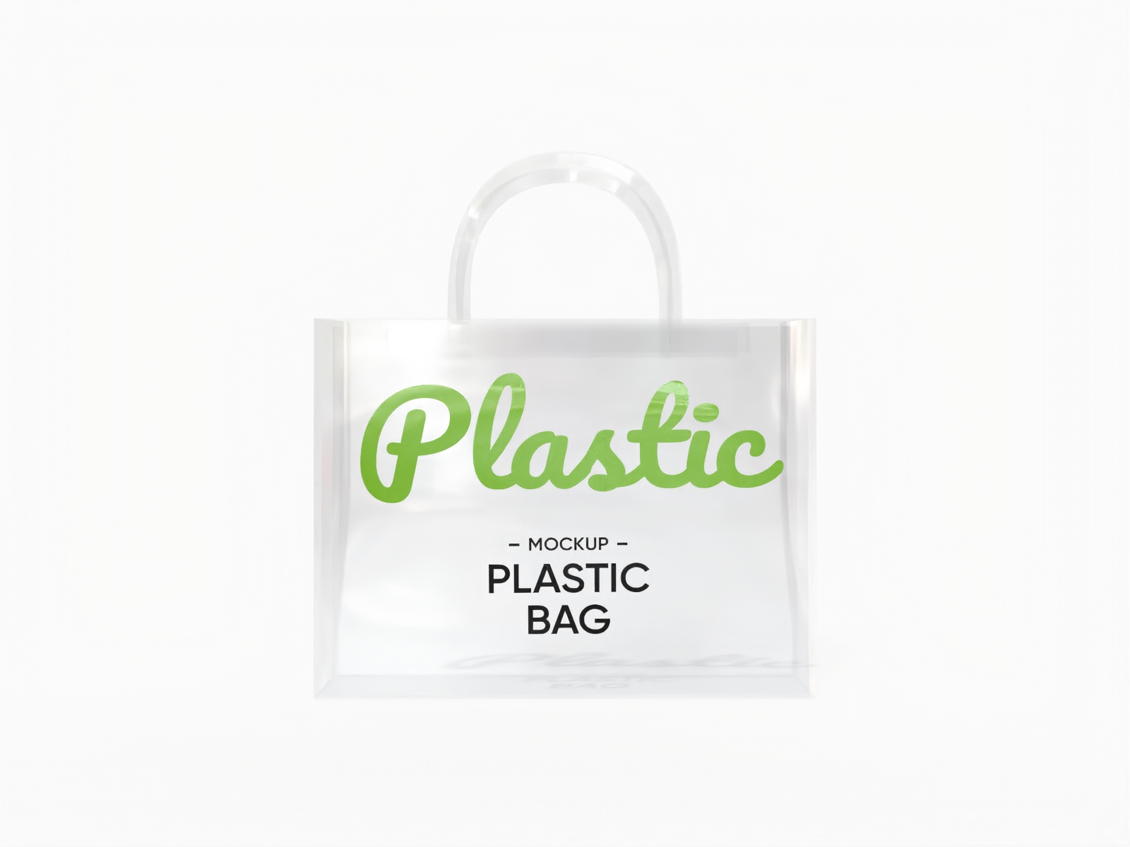 Handle bag — Glossy plastic