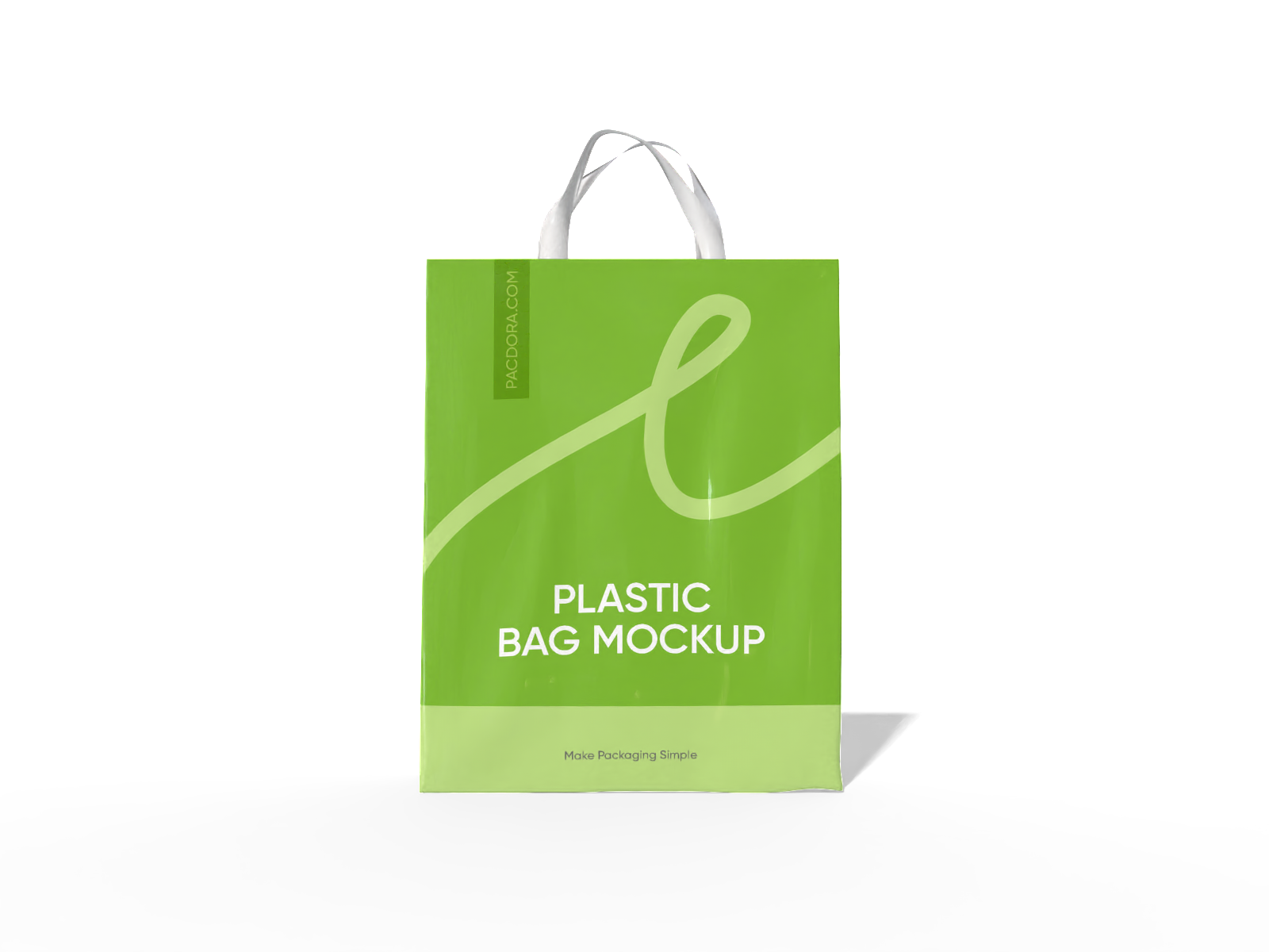 Shopping bag — Glossy plastic