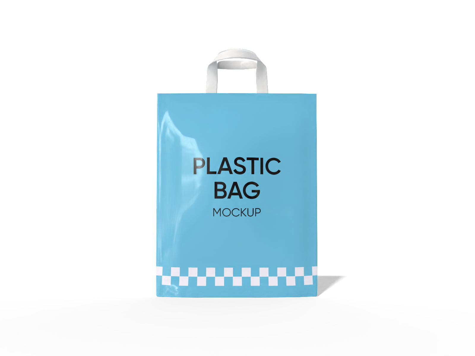 Handle bag — Glossy plastic