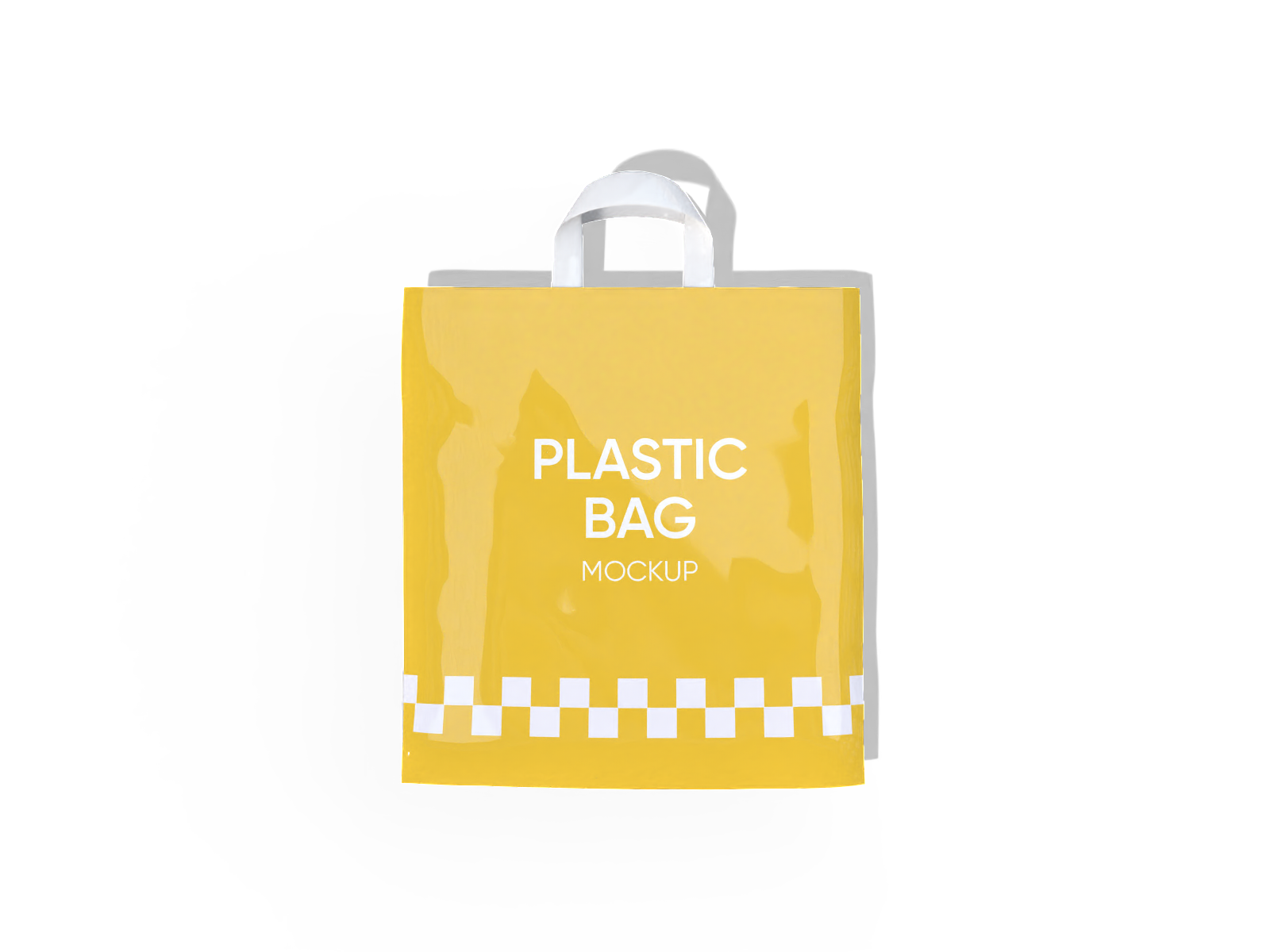Handle bag — Glossy plastic