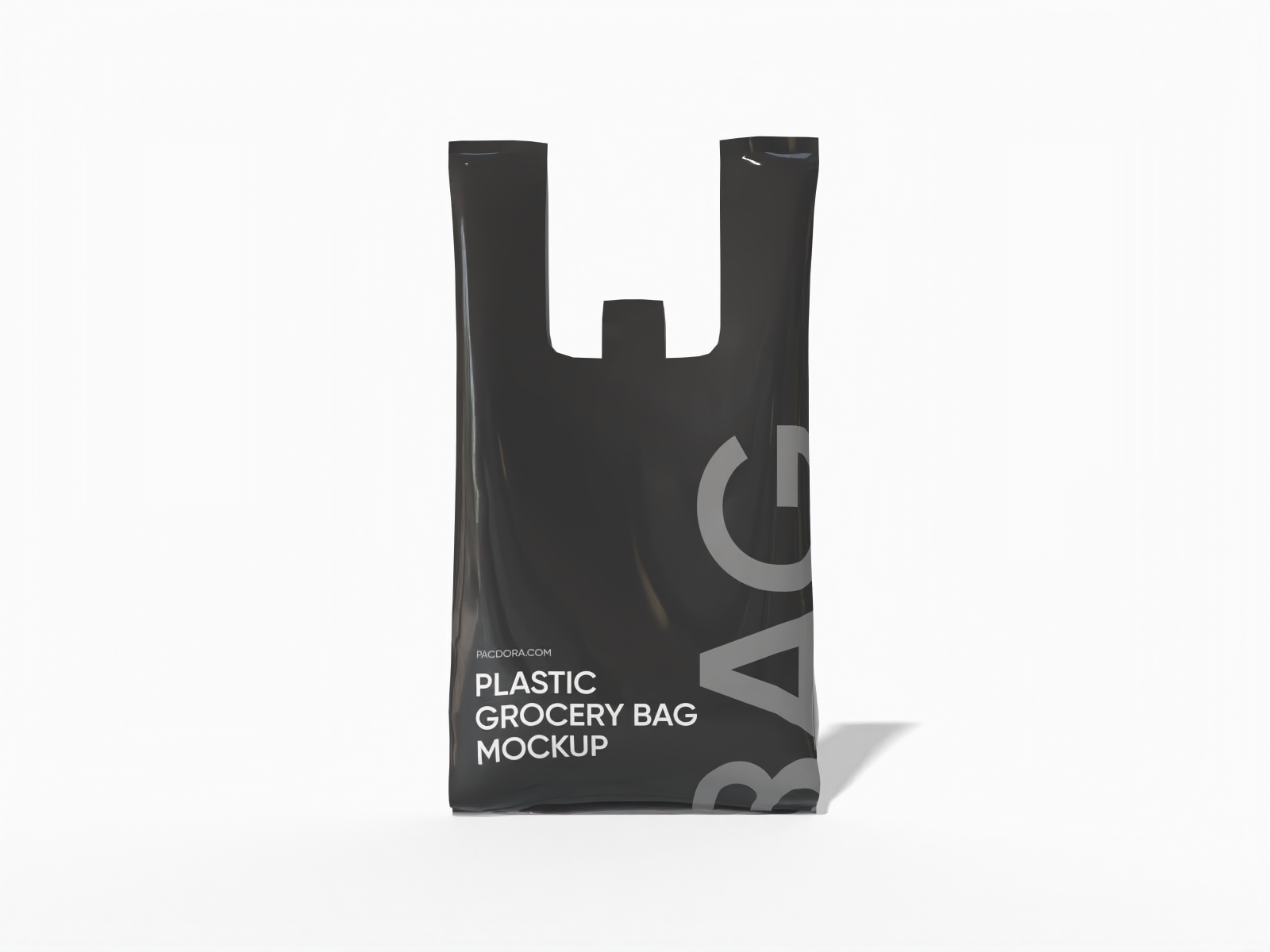 Retail plastic bag — Glossy plastic