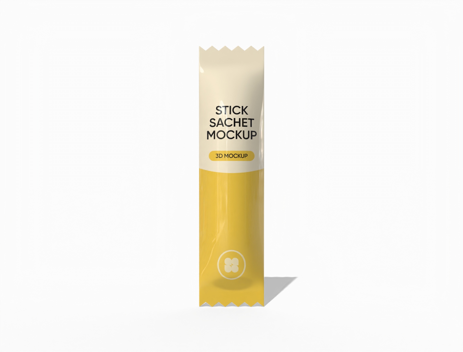 Stick sachet packaging — Glossy plastic