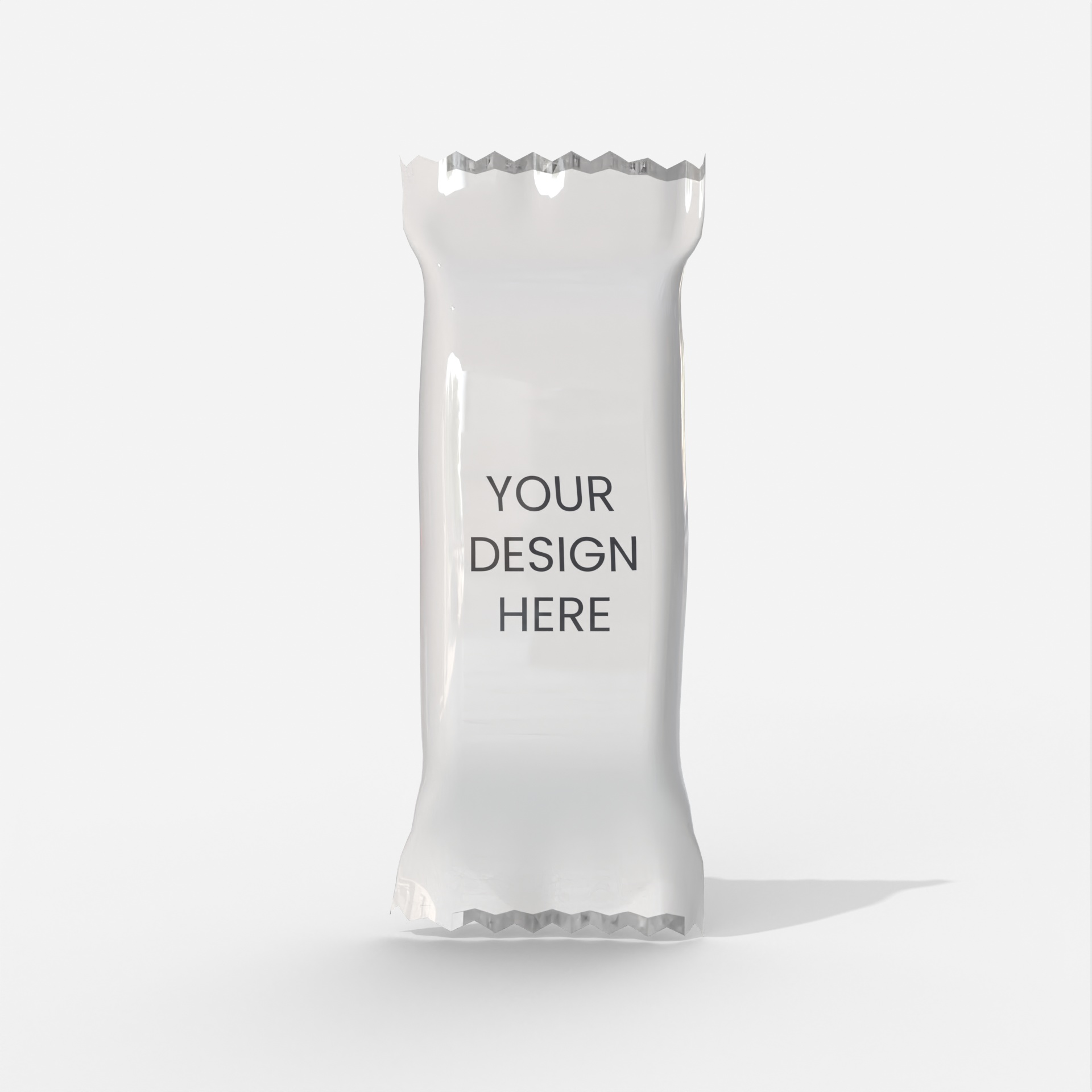 Sachet packaging — Glossy plastic