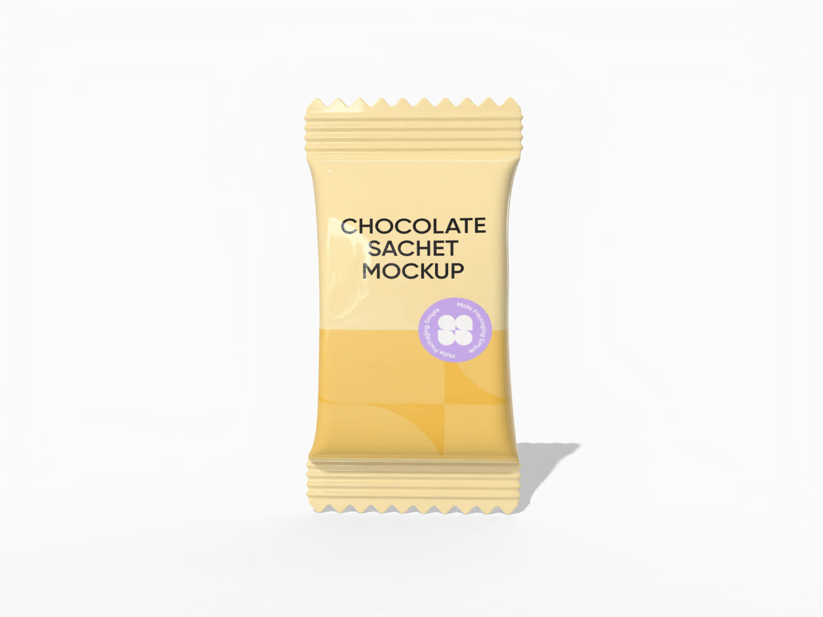 Sachet packaging — Glossy plastic