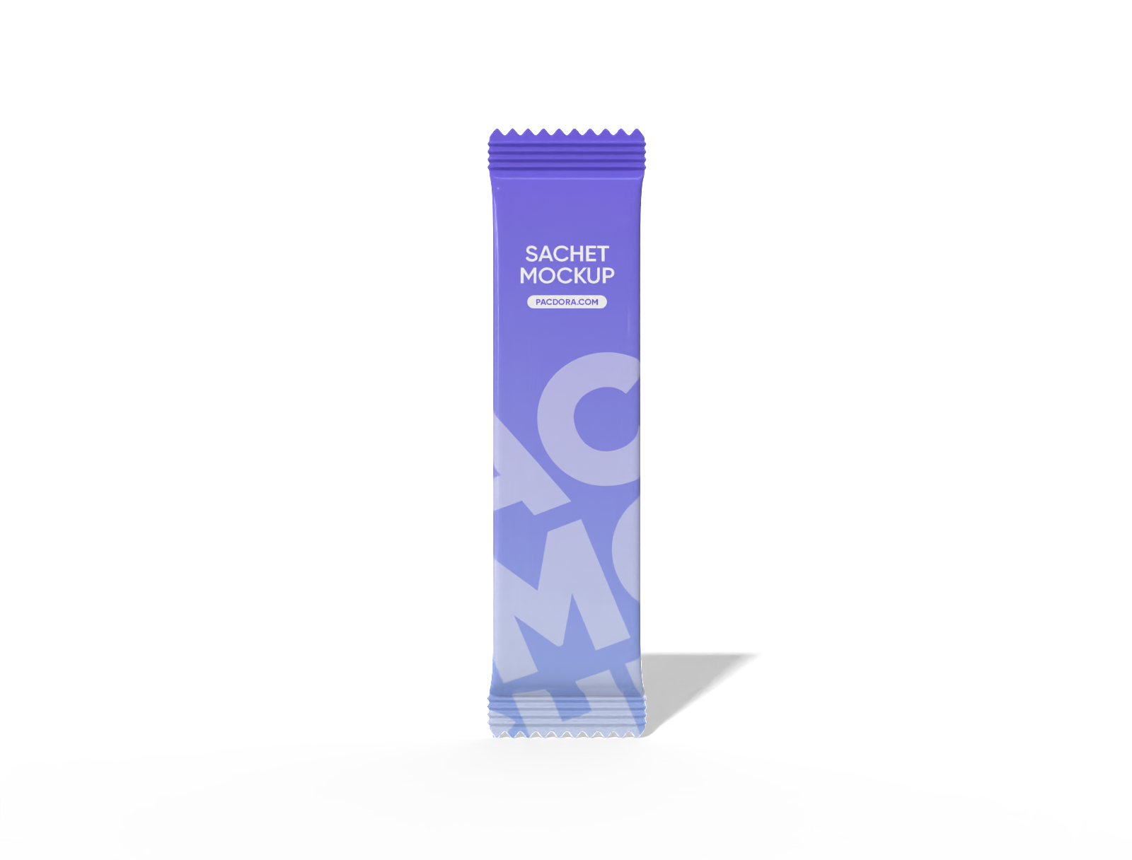 Sachet packaging — Glossy plastic