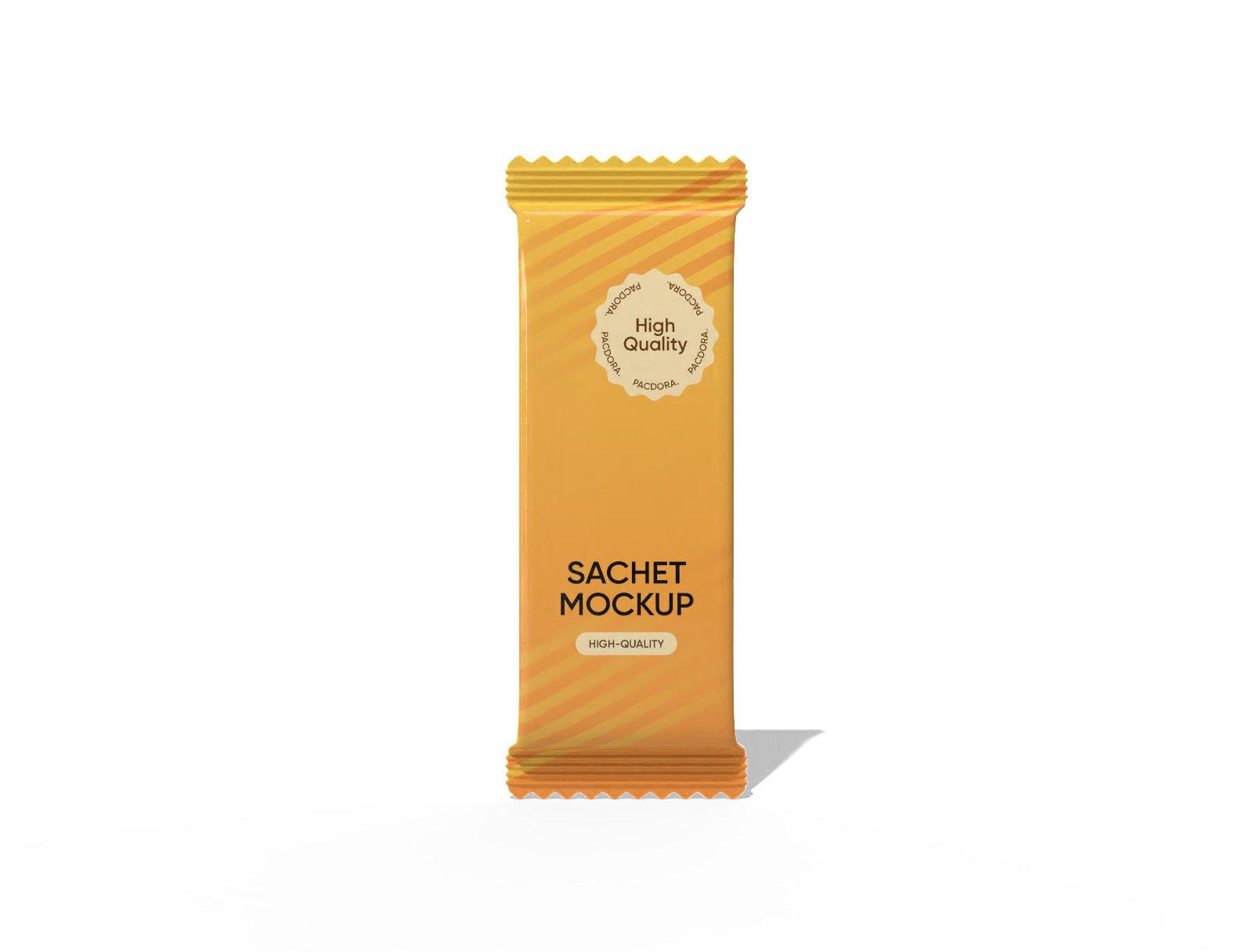 Sachet packaging — Glossy plastic
