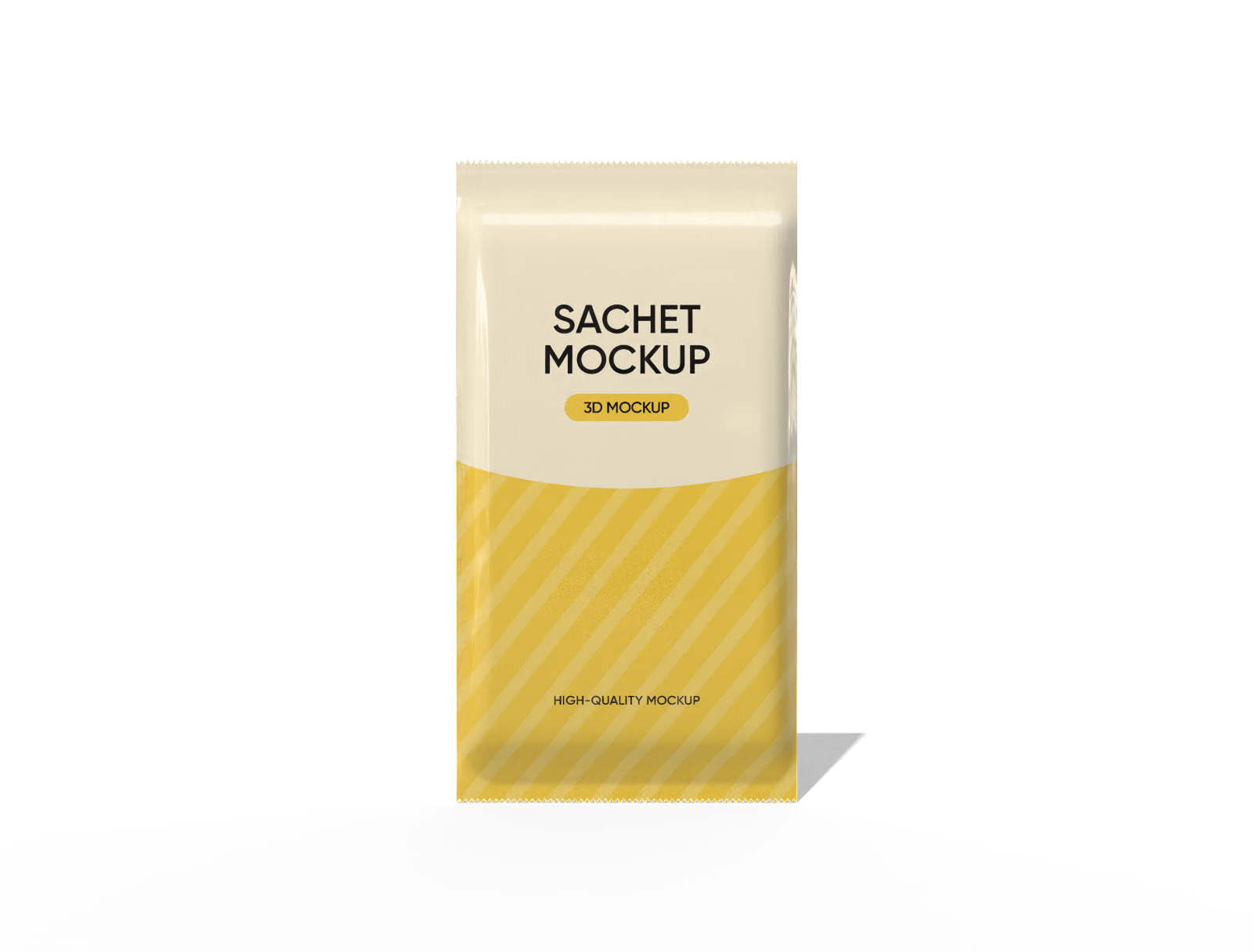 Sachet packaging — Glossy plastic
