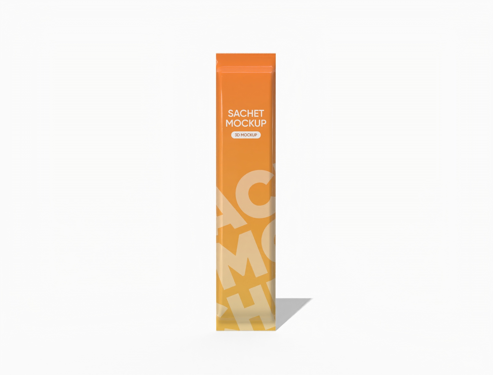 Sachet packaging — Glossy plastic