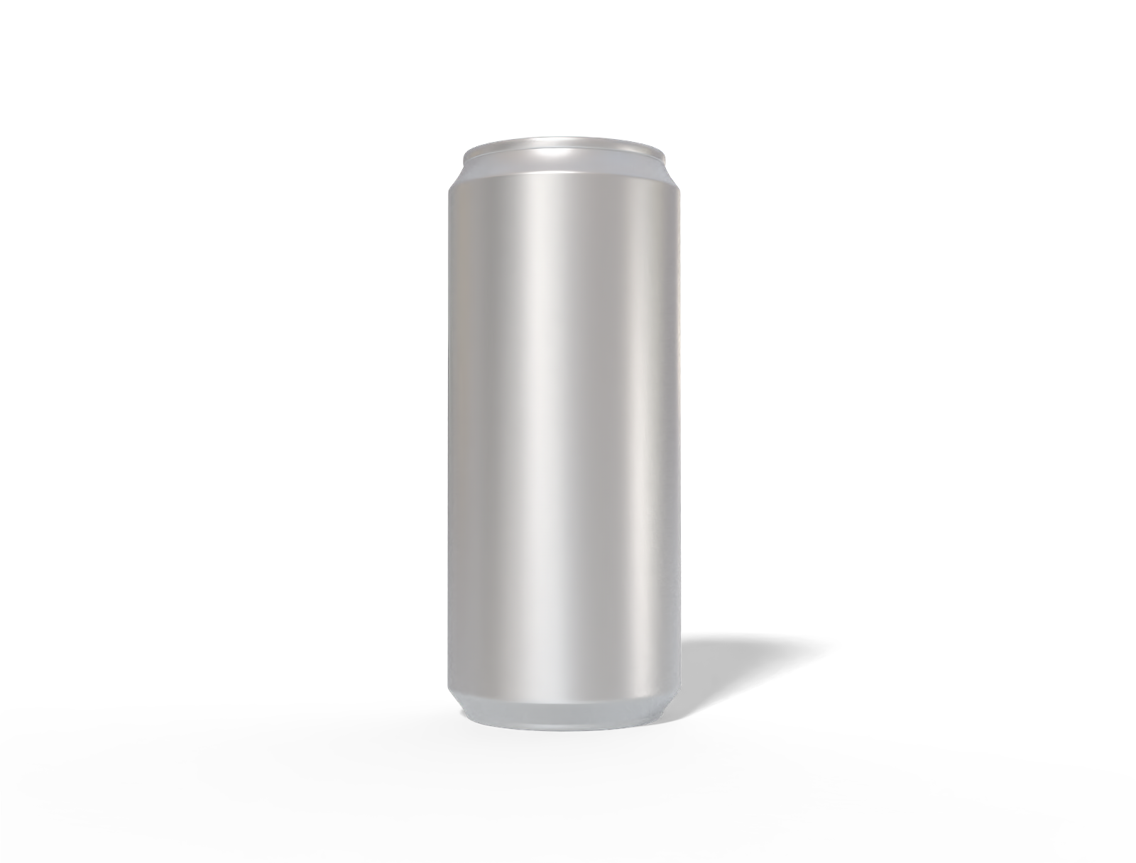 330 ml aluminum can — Matte metal