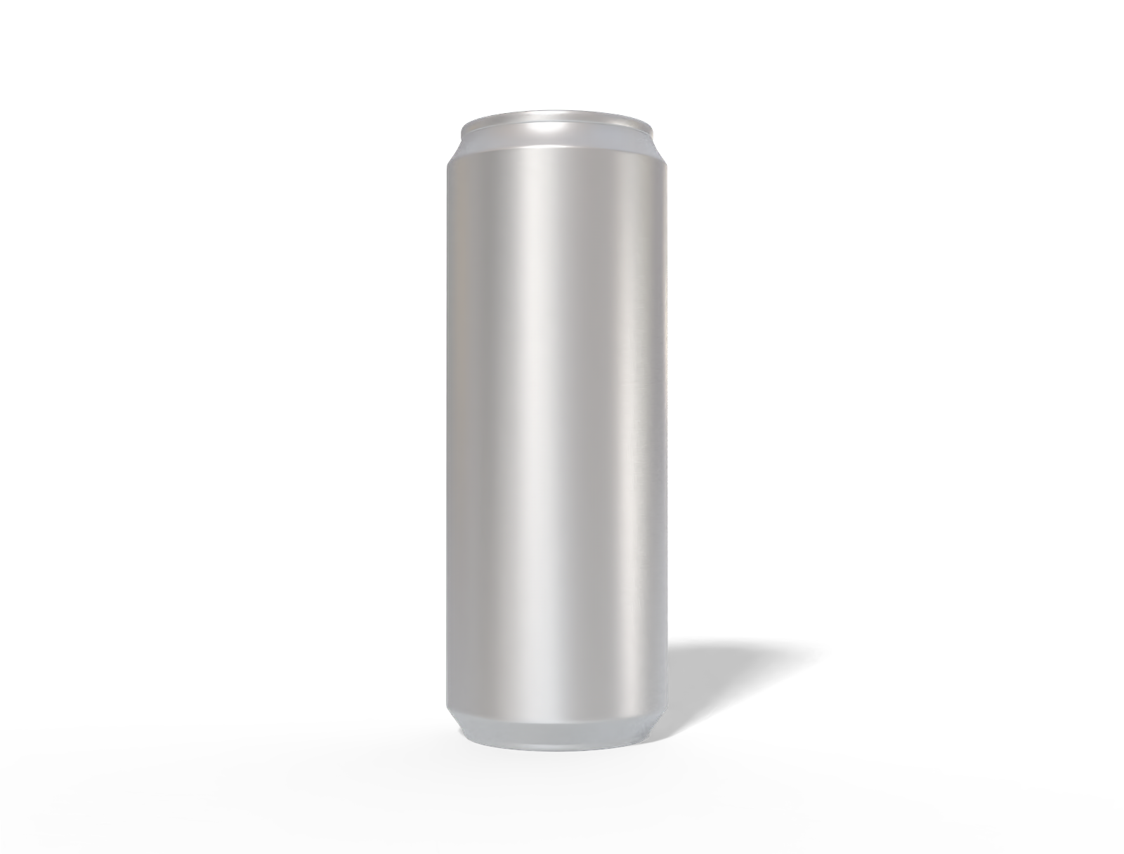 330 ml aluminum can — Matte metal