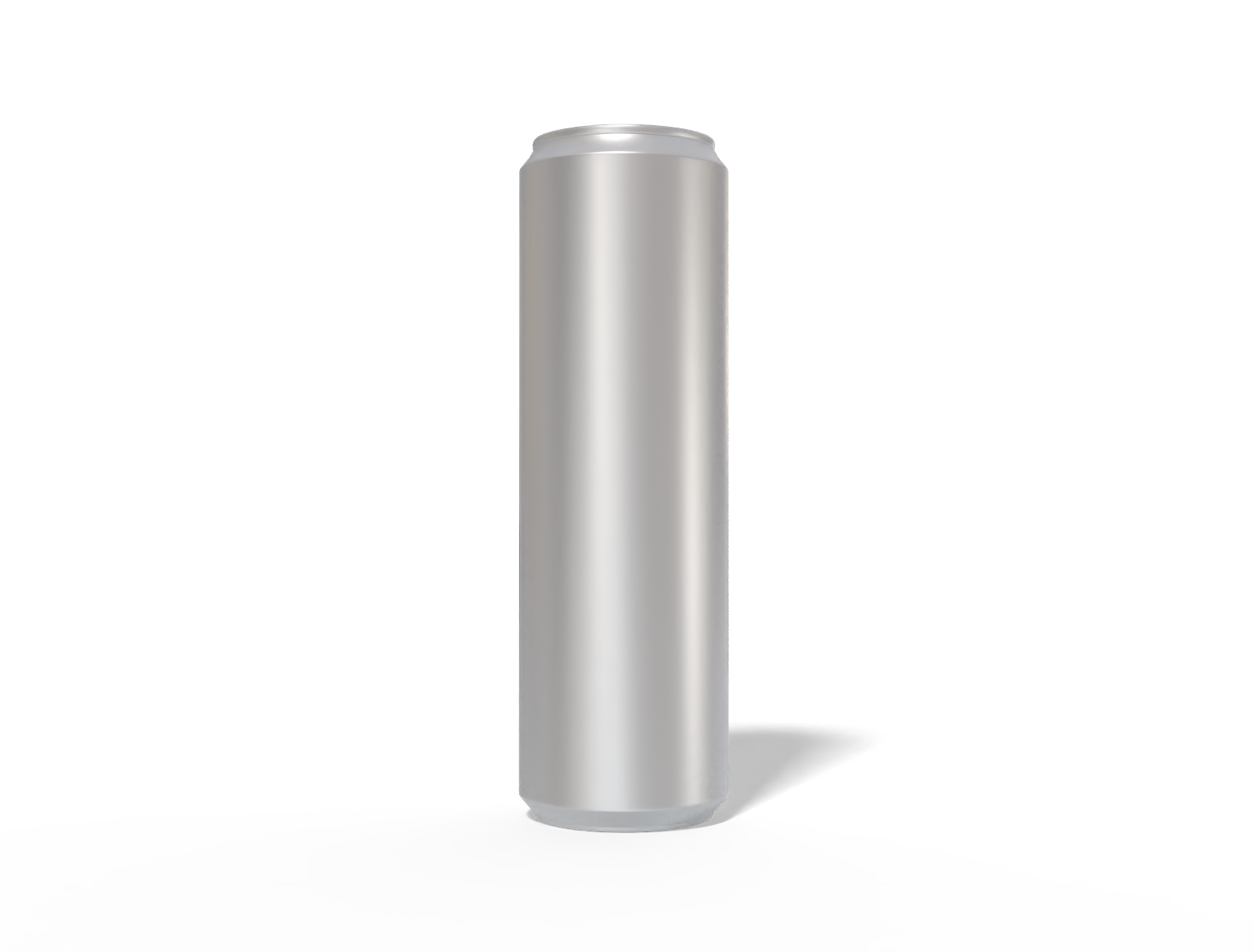 500 ml soda can — Matte metal