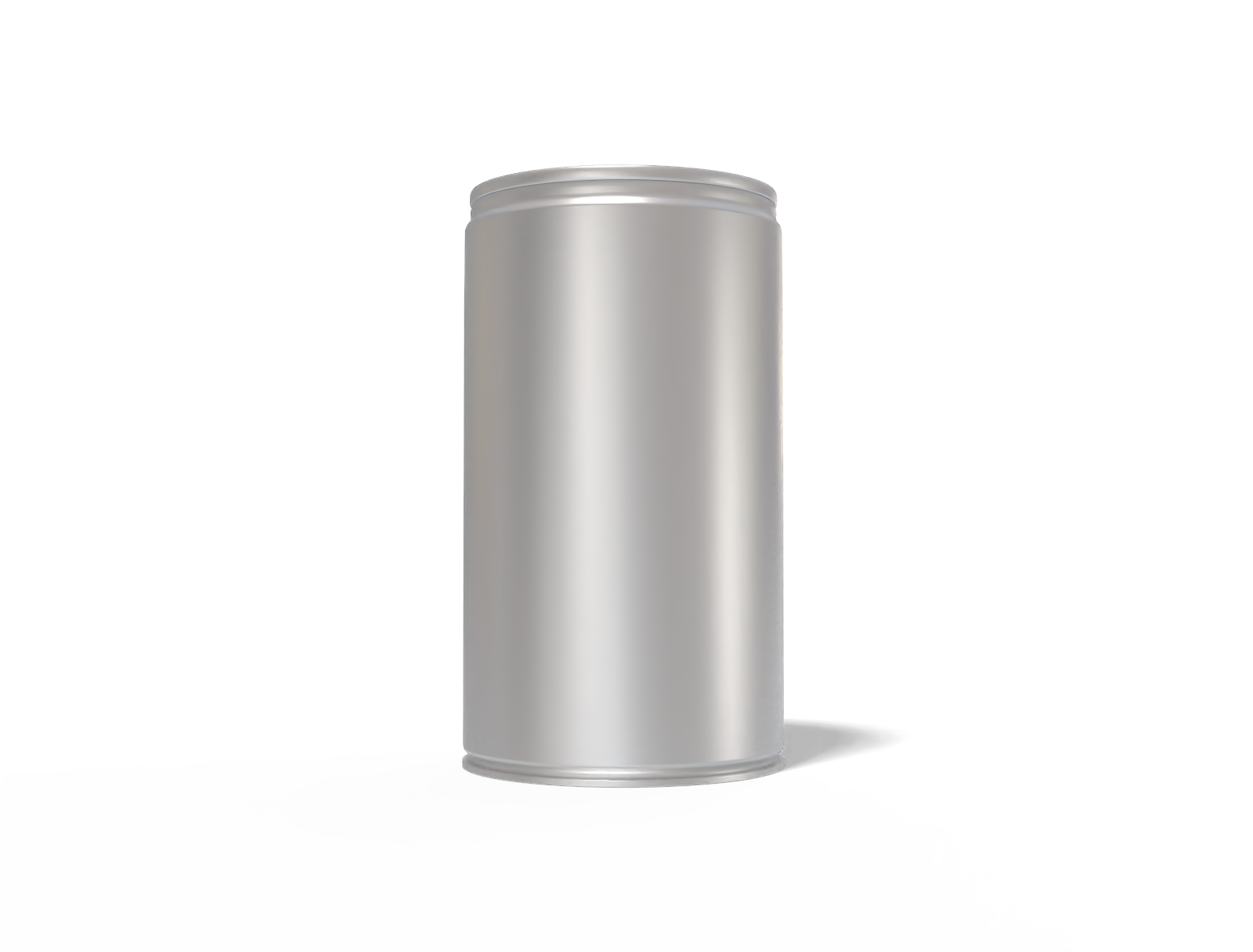 500 ml soda can — Matte metal