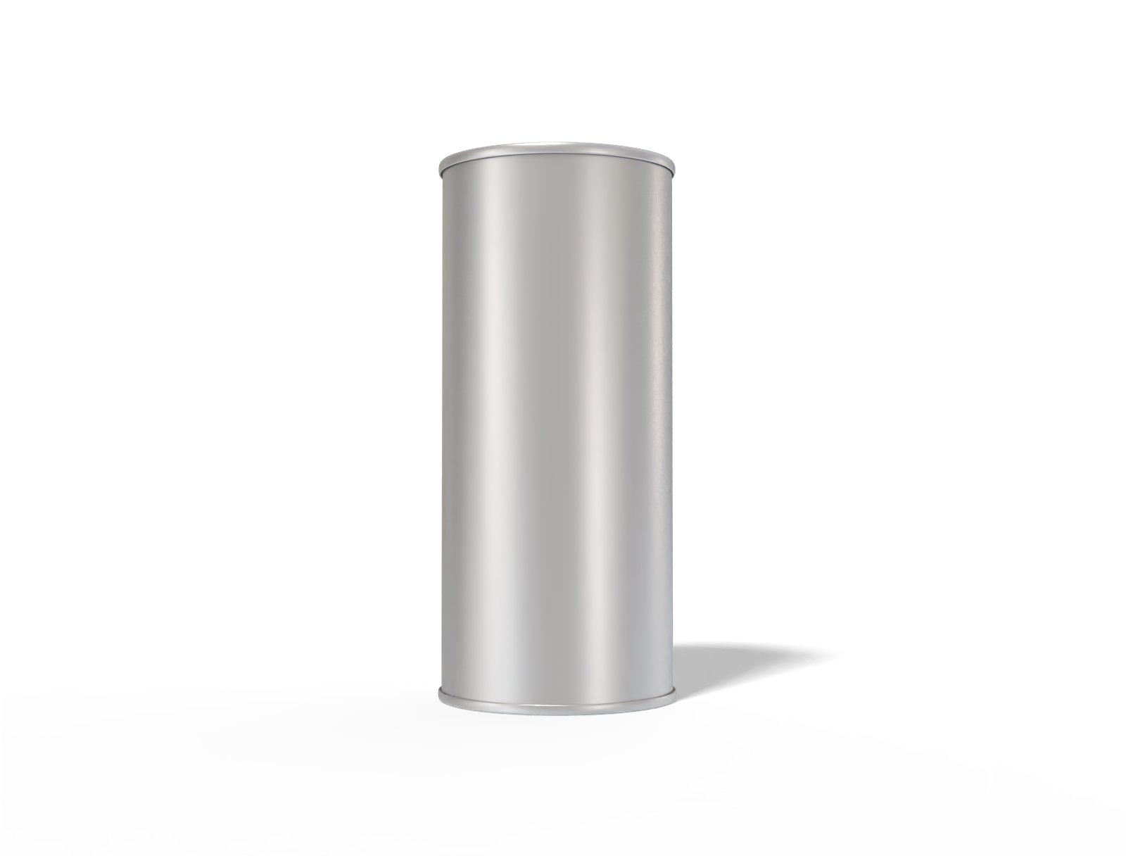 1000 ml aluminum can — Matte metal