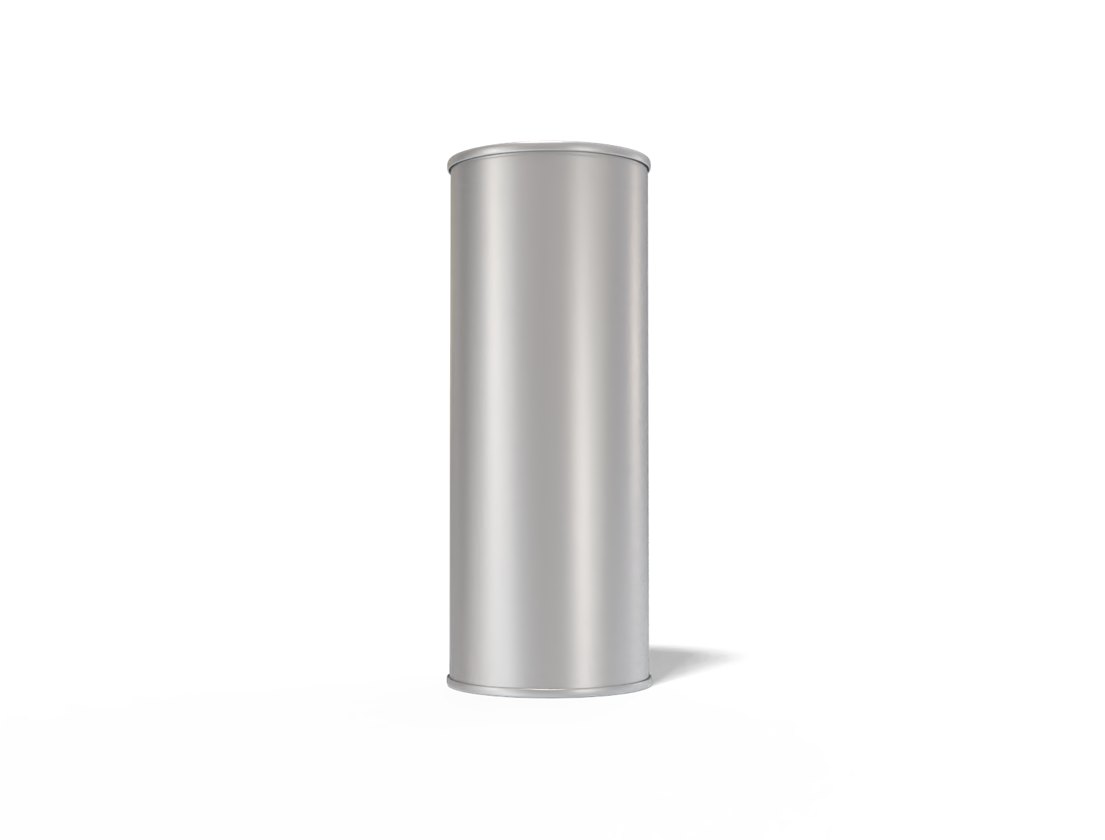 500 ml standard soda can — Matte metal
