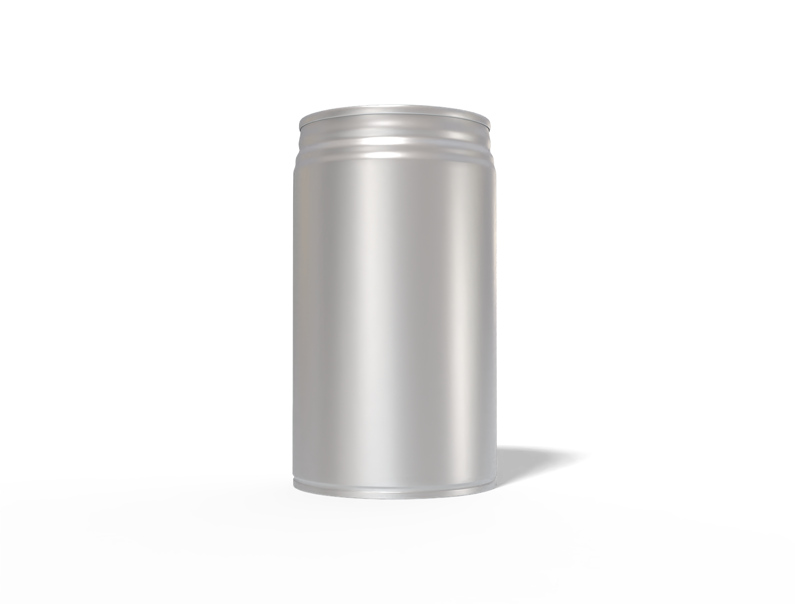 330 ml soda can — Matte metal