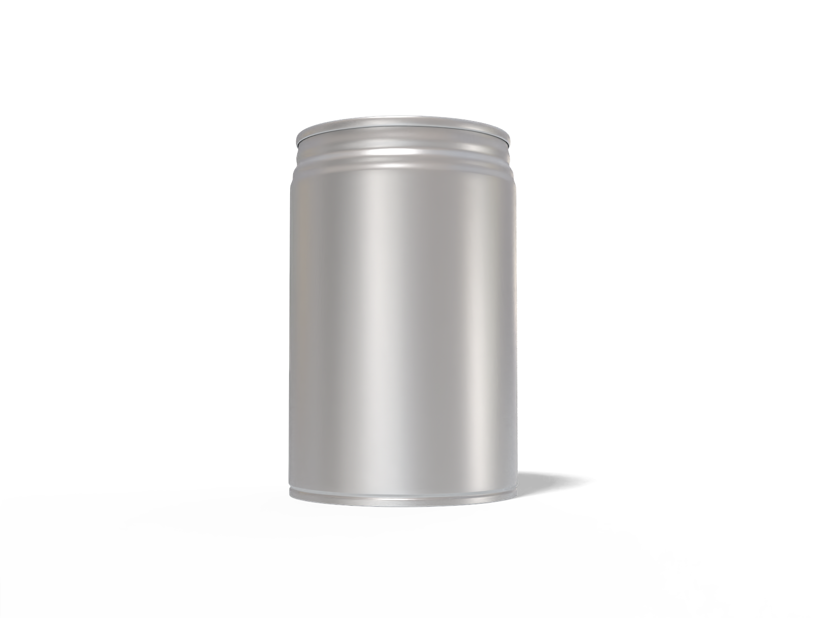 245 ml soda can — Matte metal