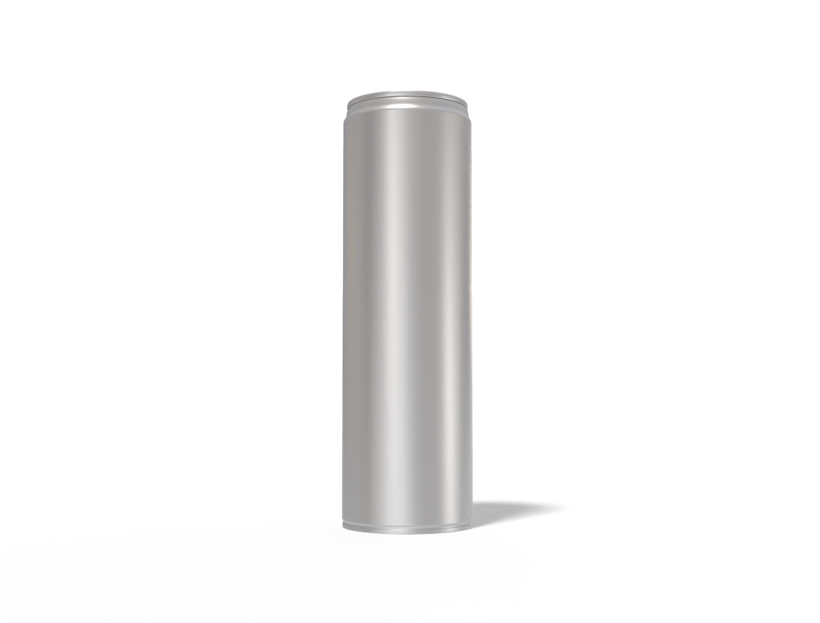 318 ml soda can — Matte metal