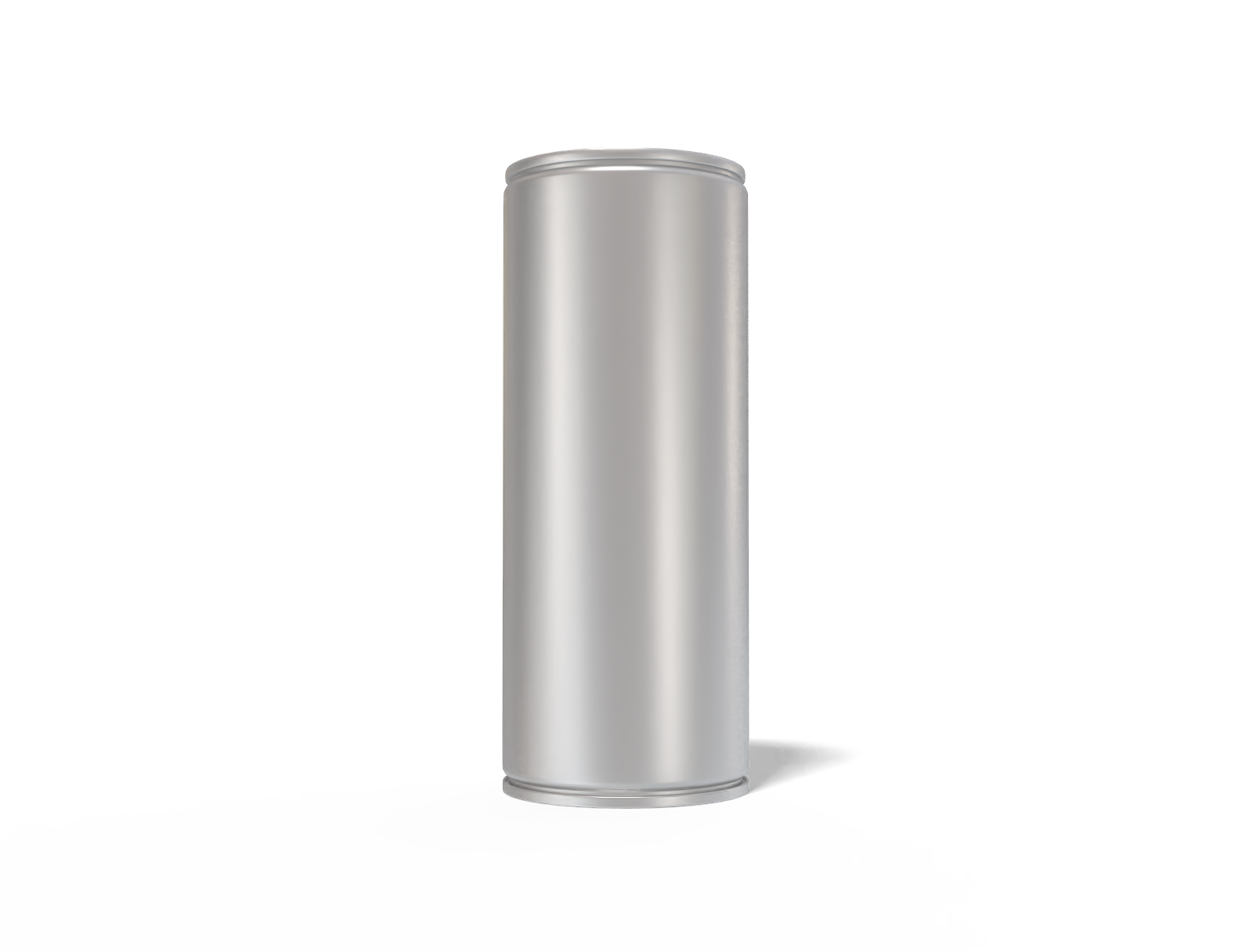 250 ml soda can — Matte metal