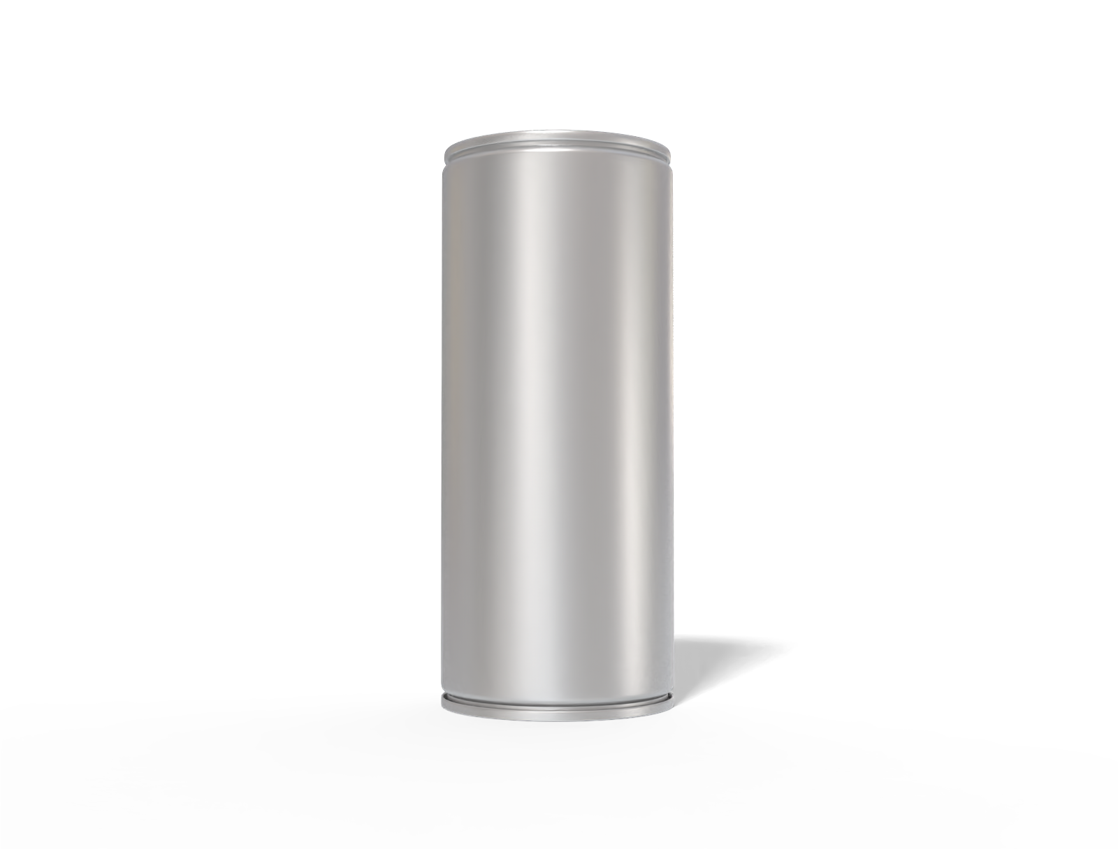 330 ml soda can — Matte metal