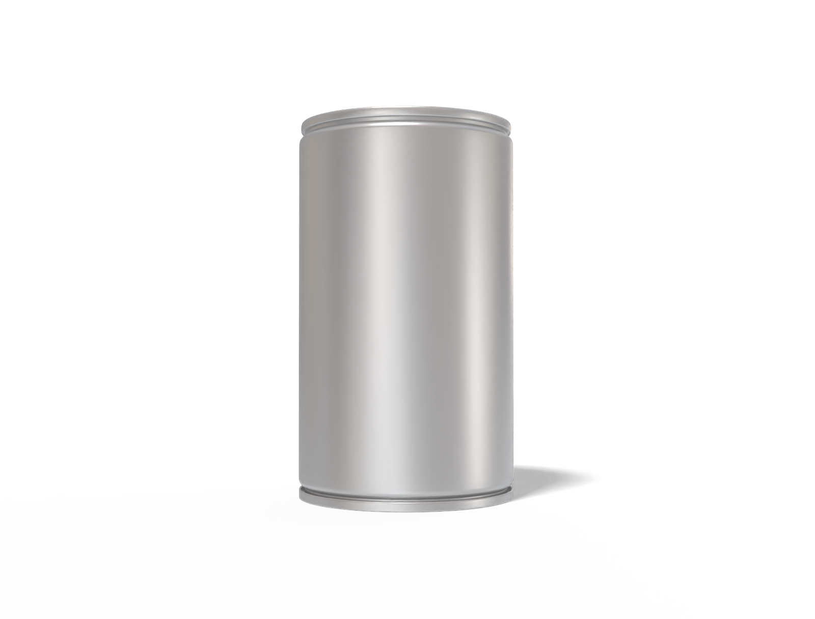 200 ml soda can — Matte metal