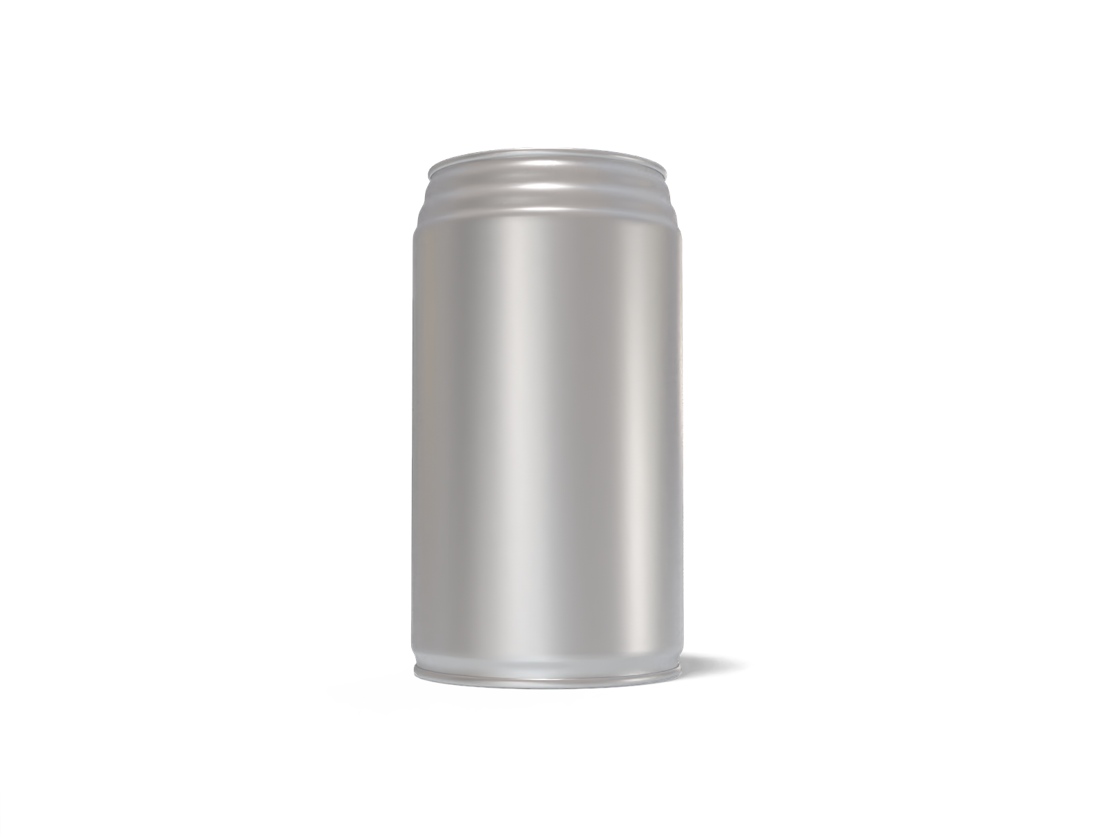 330 ml soda can — Matte metal