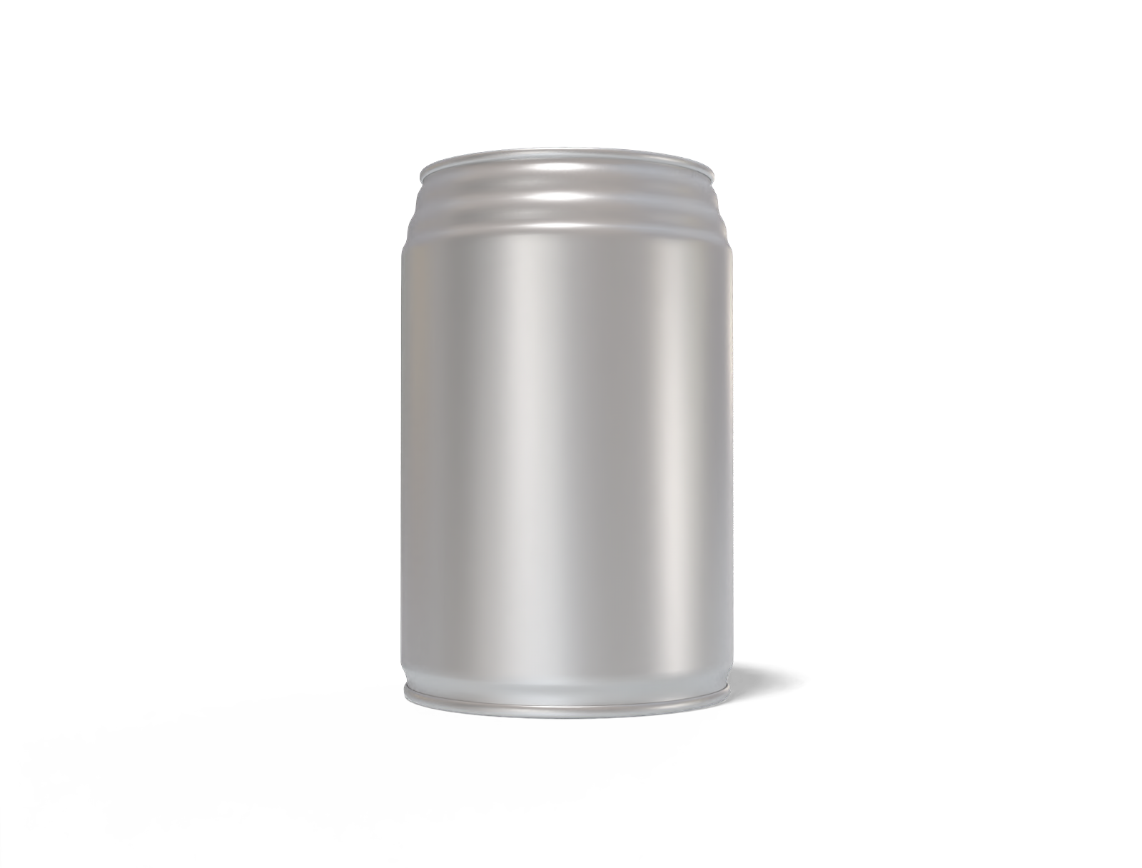300 ml soda can — Matte metal