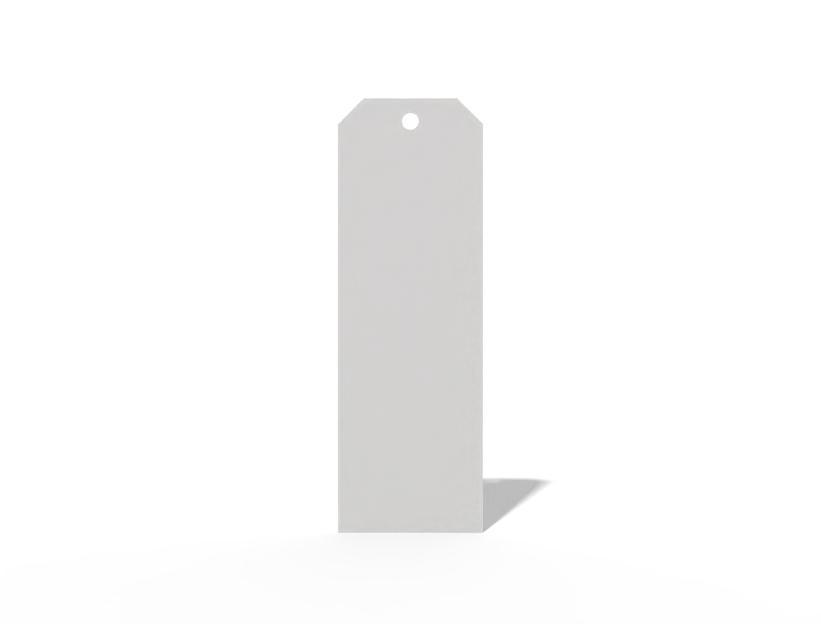 Bookmark — White paperboard