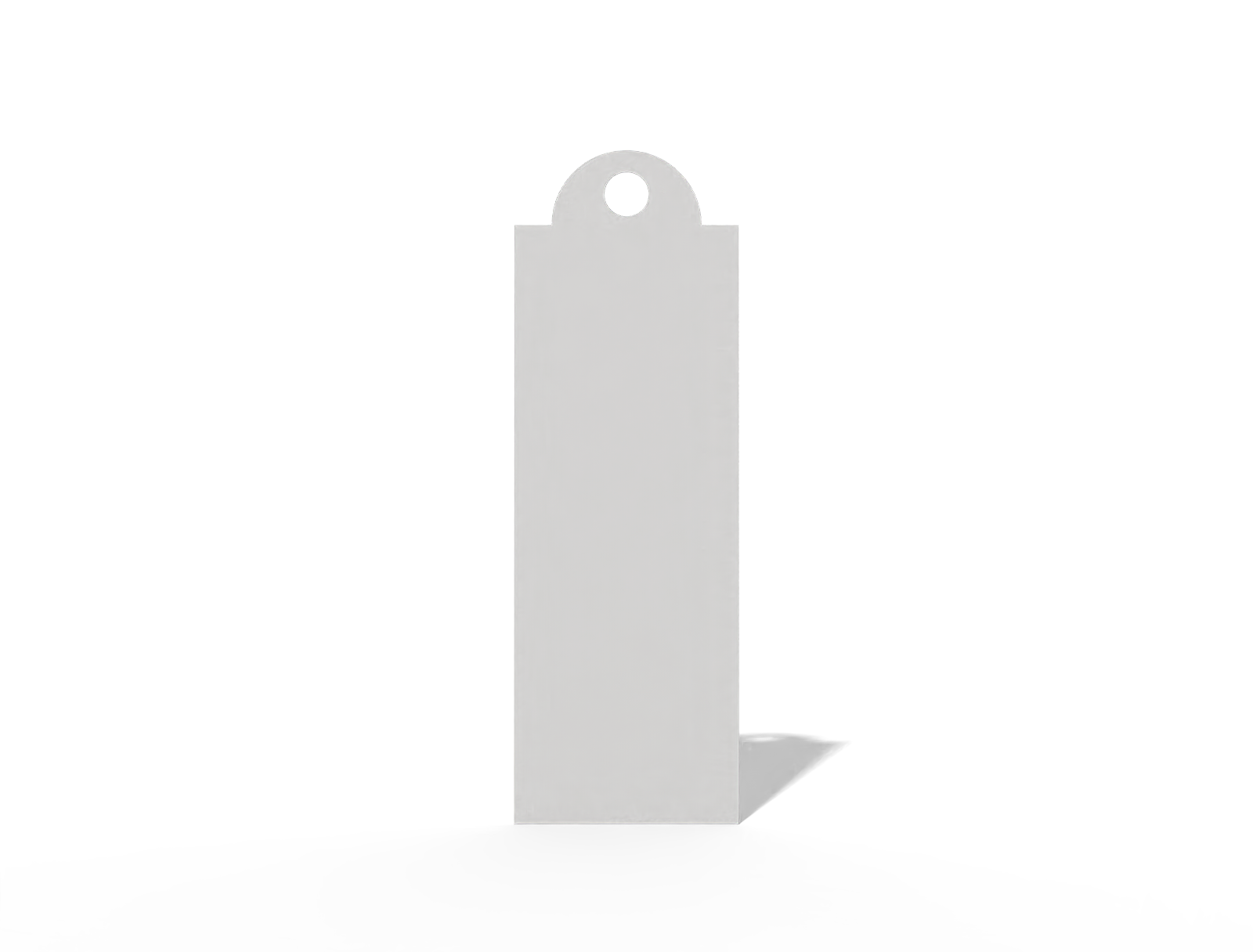 Bookmark — White paperboard