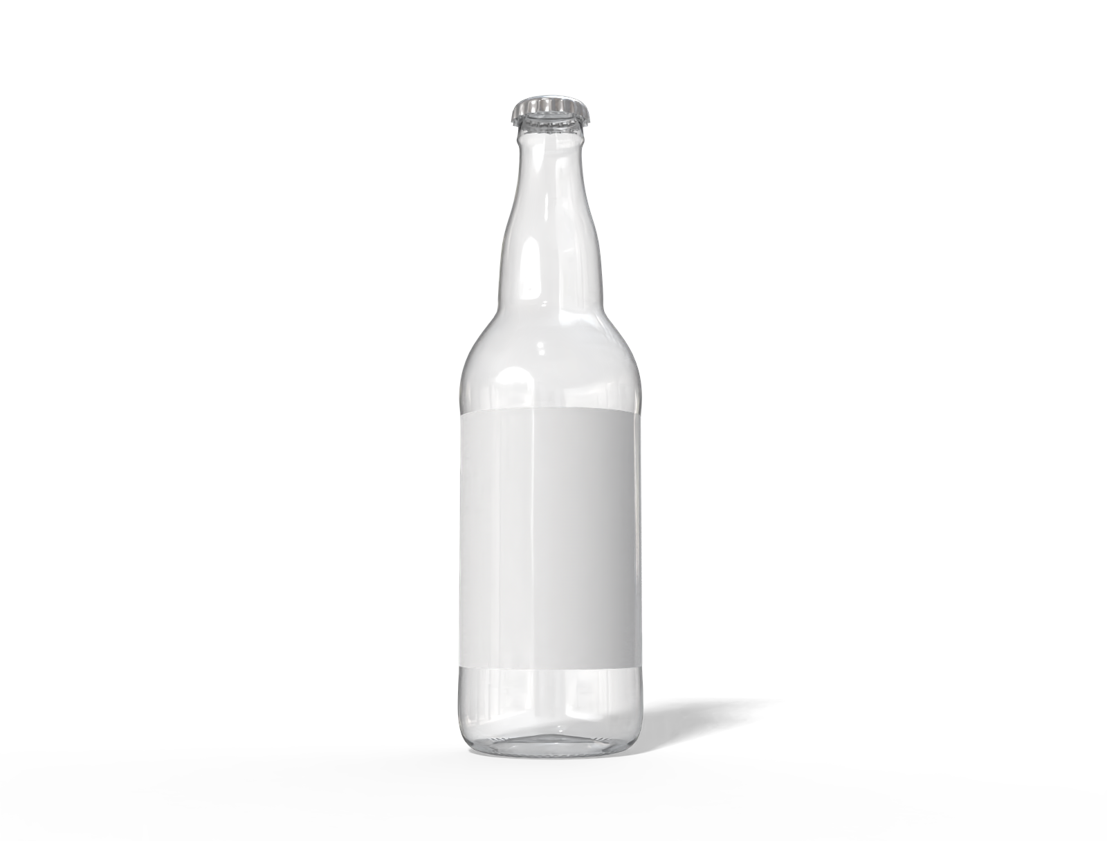 330 ml long neck bottle — Glossy glass