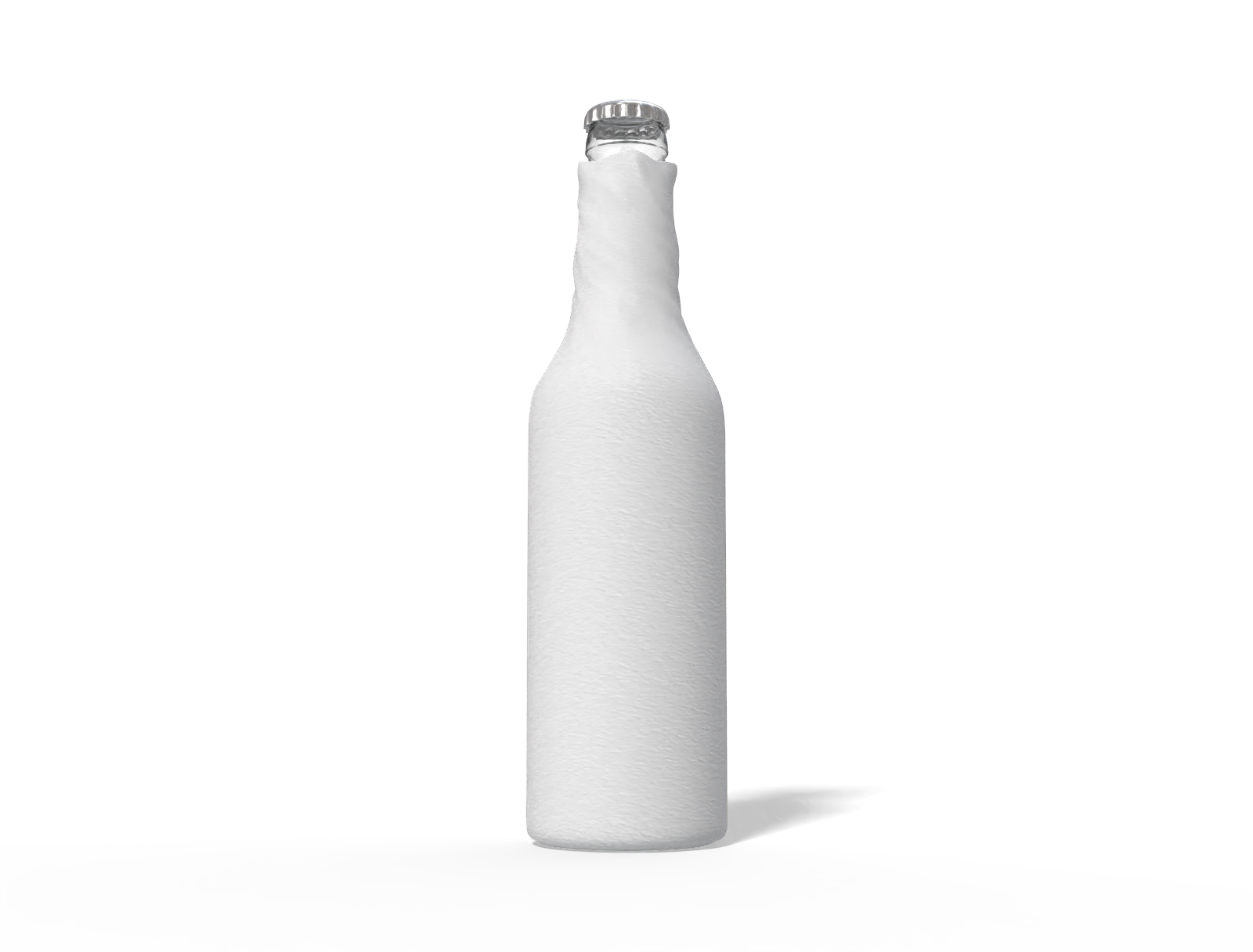 500 ml long neck beer bottle — Glossy glass