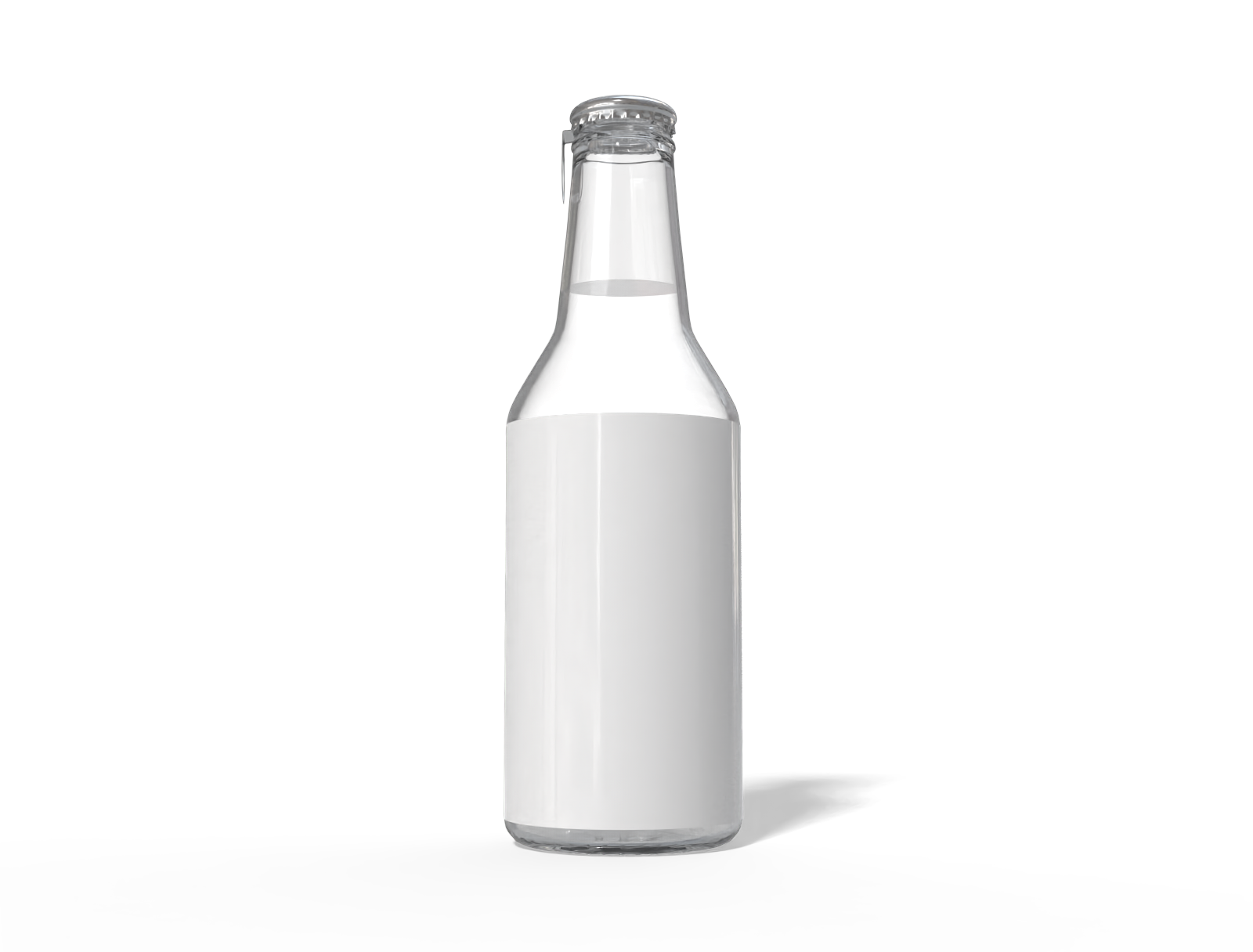 Belgian beer bottle — Glossy glass