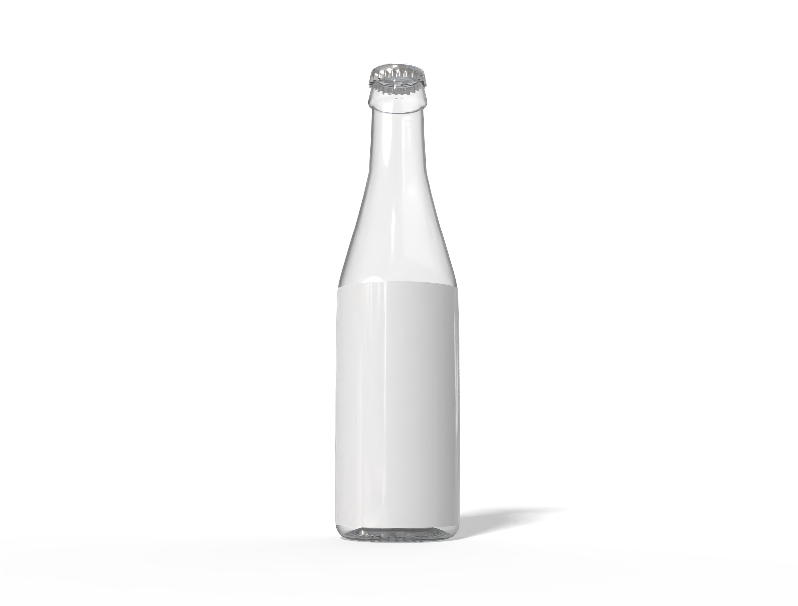 Belgian beer bottle — Glossy glass