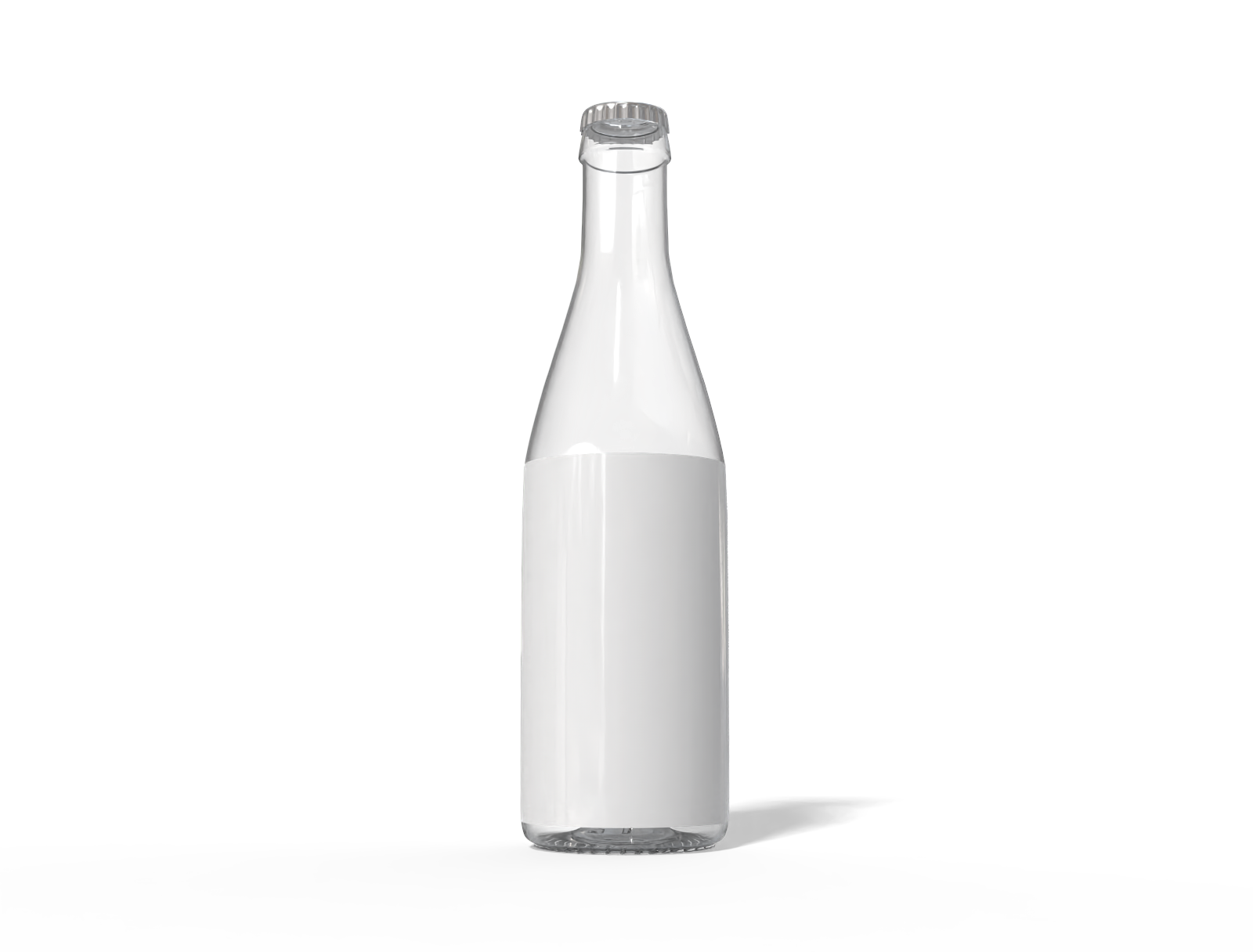 Belgian beer bottle — Glossy glass