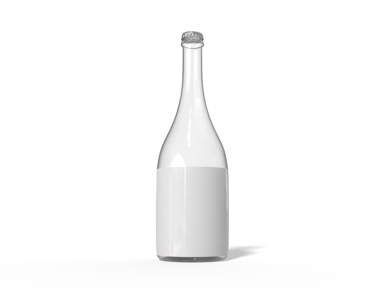 750 ml belgian beer bottle — Glossy glass