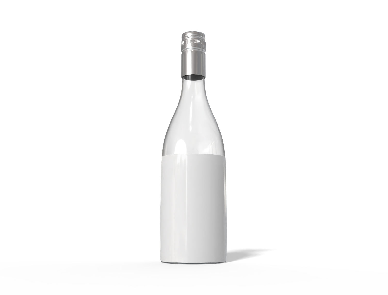 Belgian beer bottle — Glossy glass
