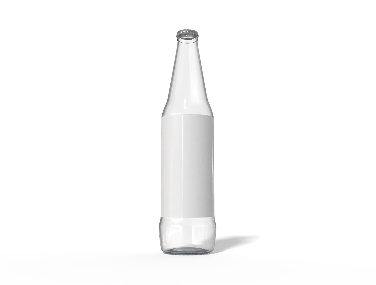 Belgian beer bottle — Glossy glass