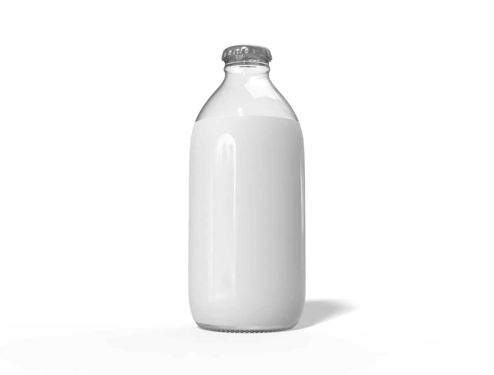 330 ml stubby soda bottle — Glossy glass