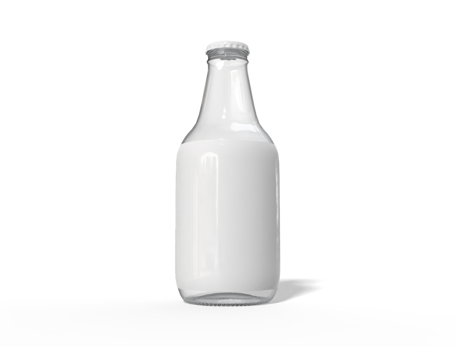 330 ml stubby Beer bottle — Glossy glass