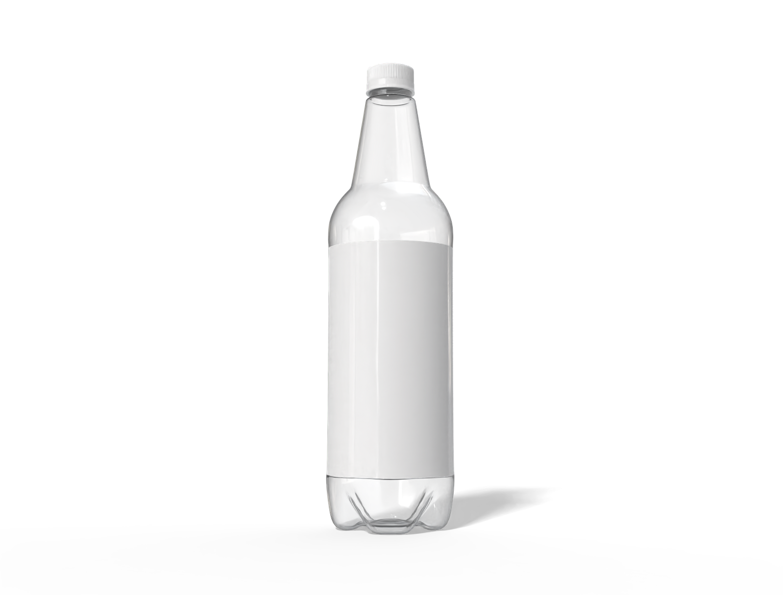 Twist cap beer bottle — Glossy glass