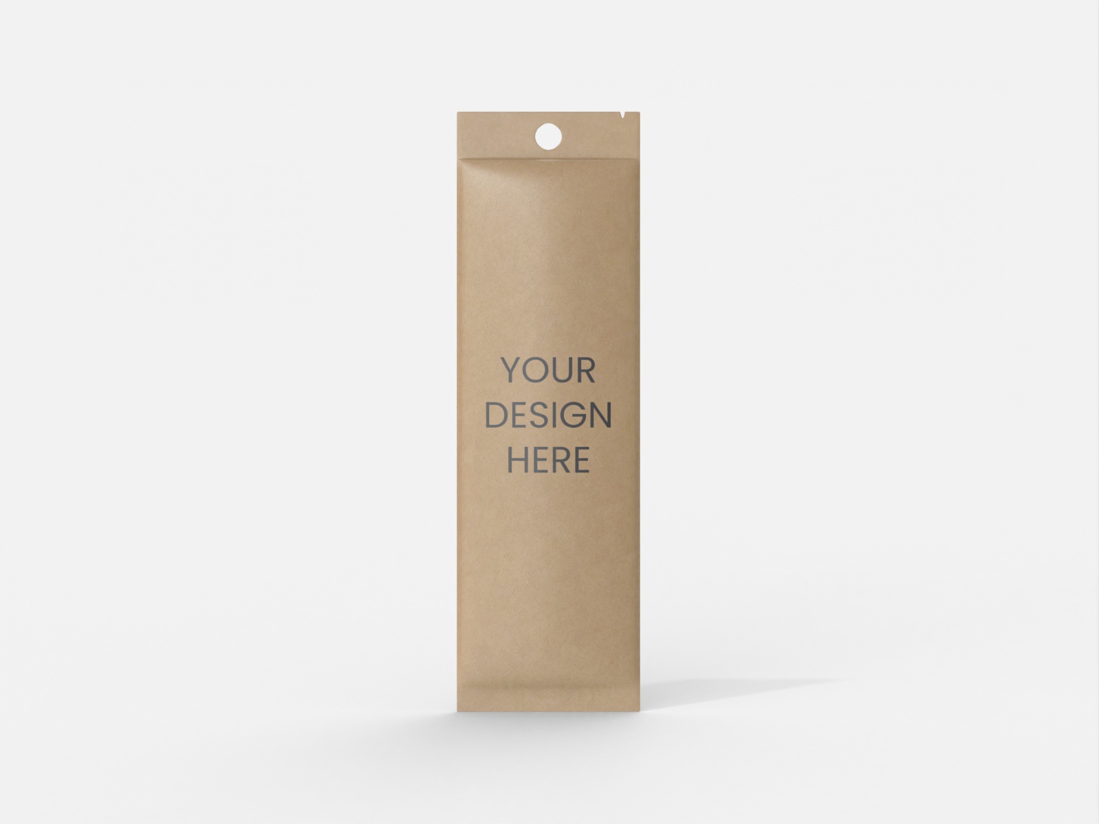 Stick sachet packaging — Glossy plastic