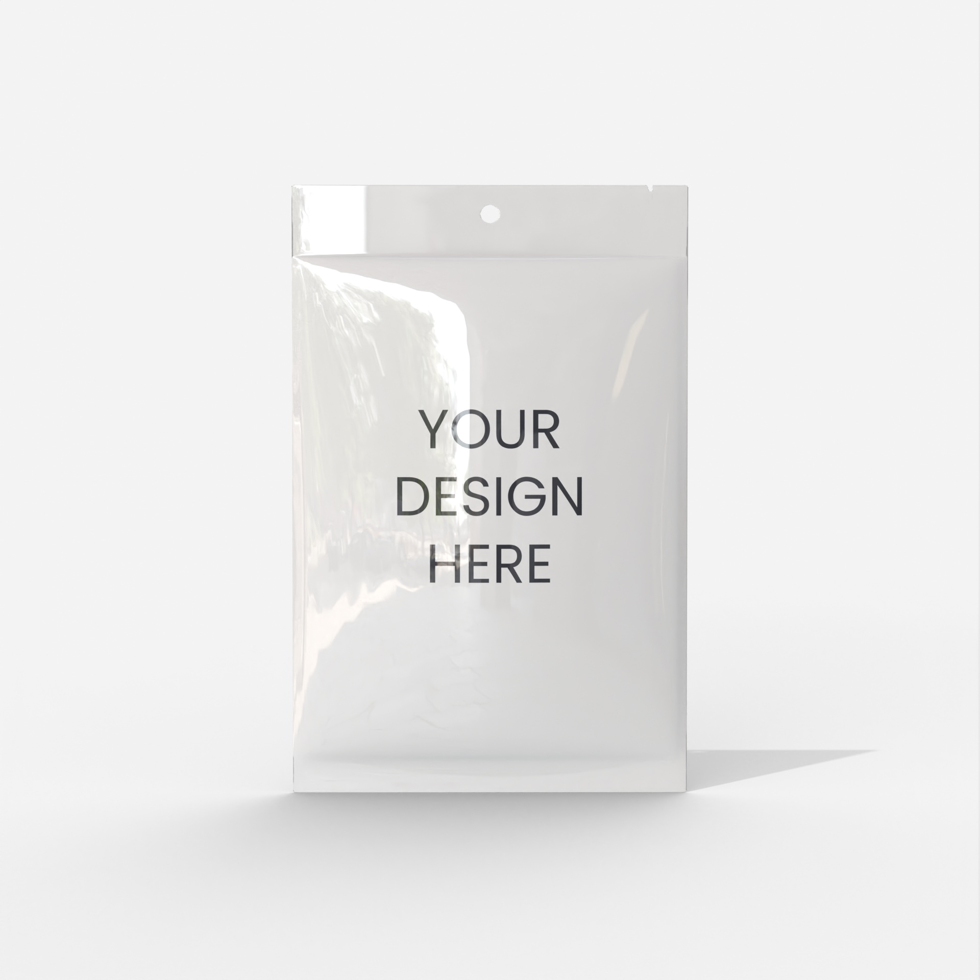 Stick sachet packaging — Glossy plastic