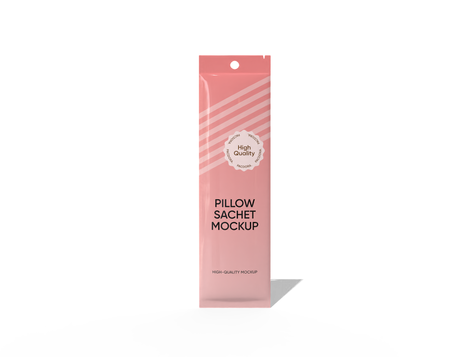 Stick sachet packaging — Glossy plastic