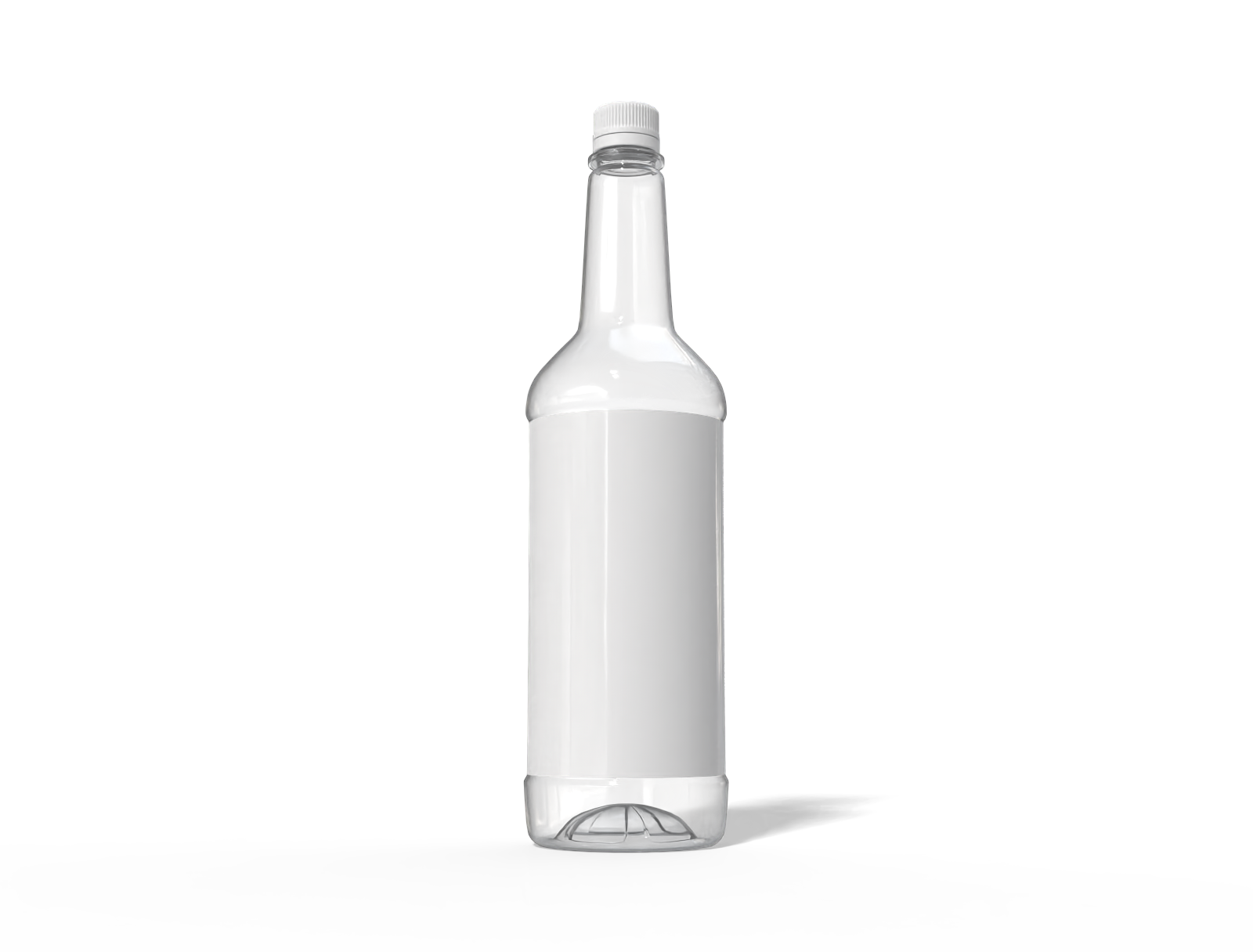 Twist cap beer bottle — Glossy glass