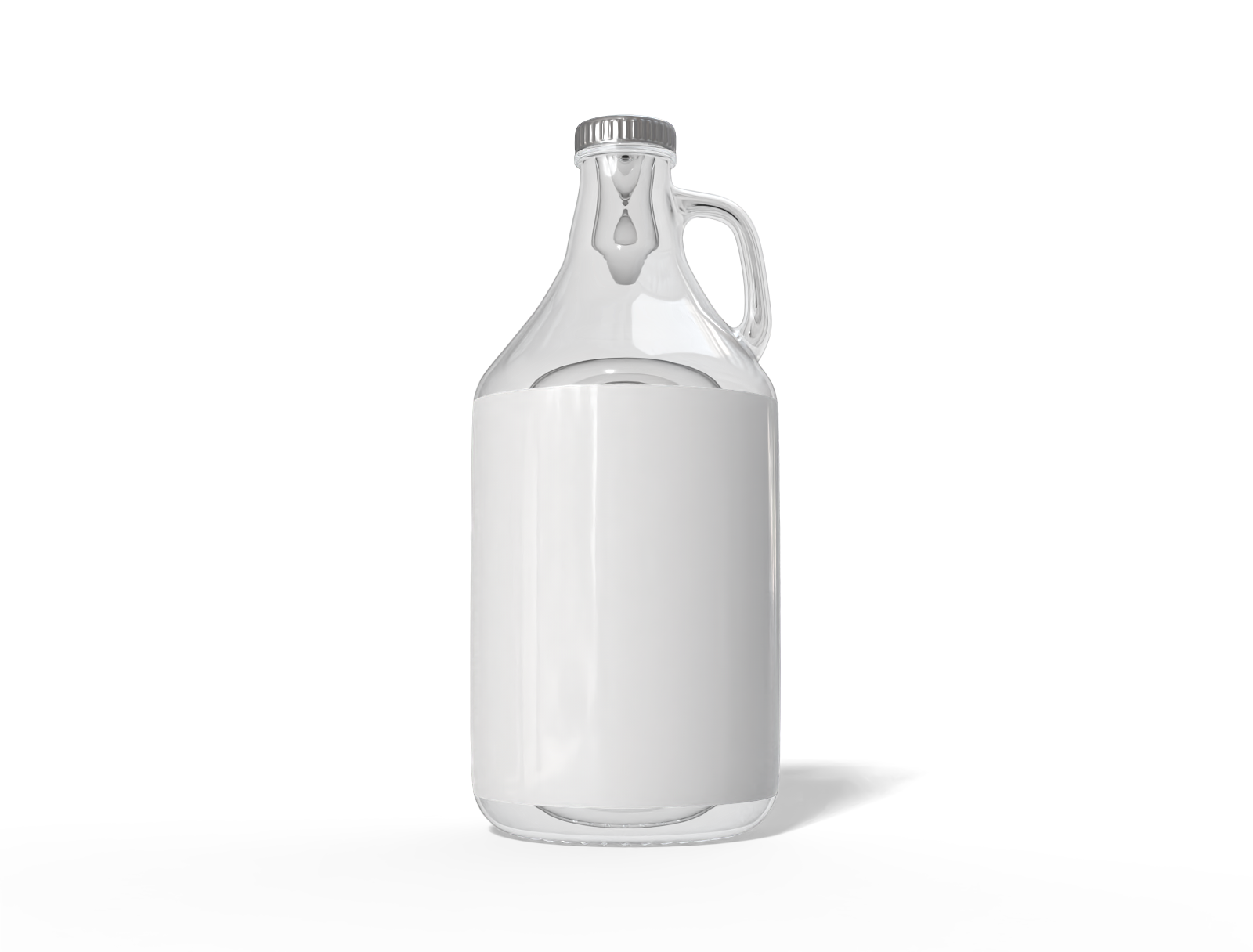 Growlers beer bottle — Glossy glass