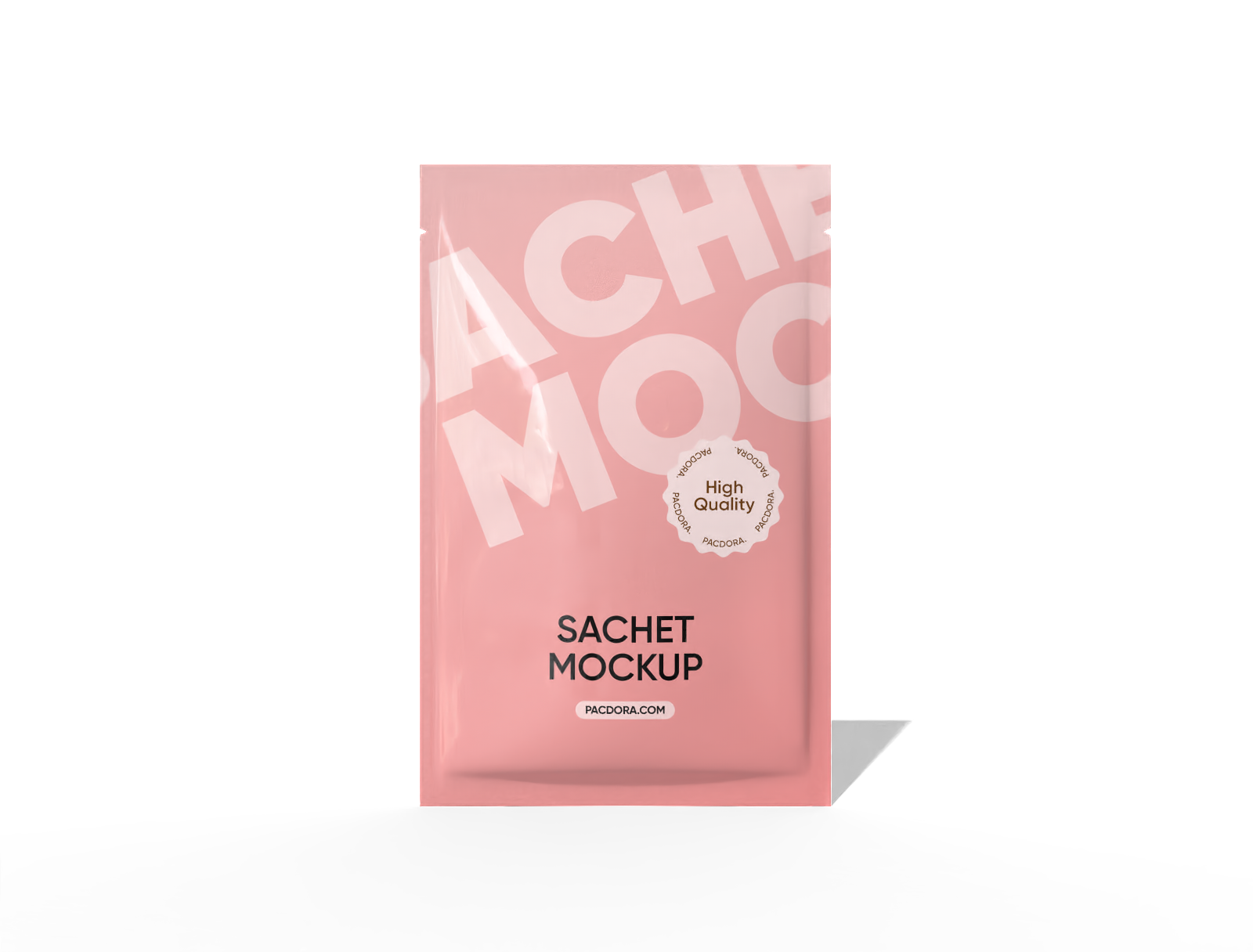 Sachet packaging — Glossy plastic